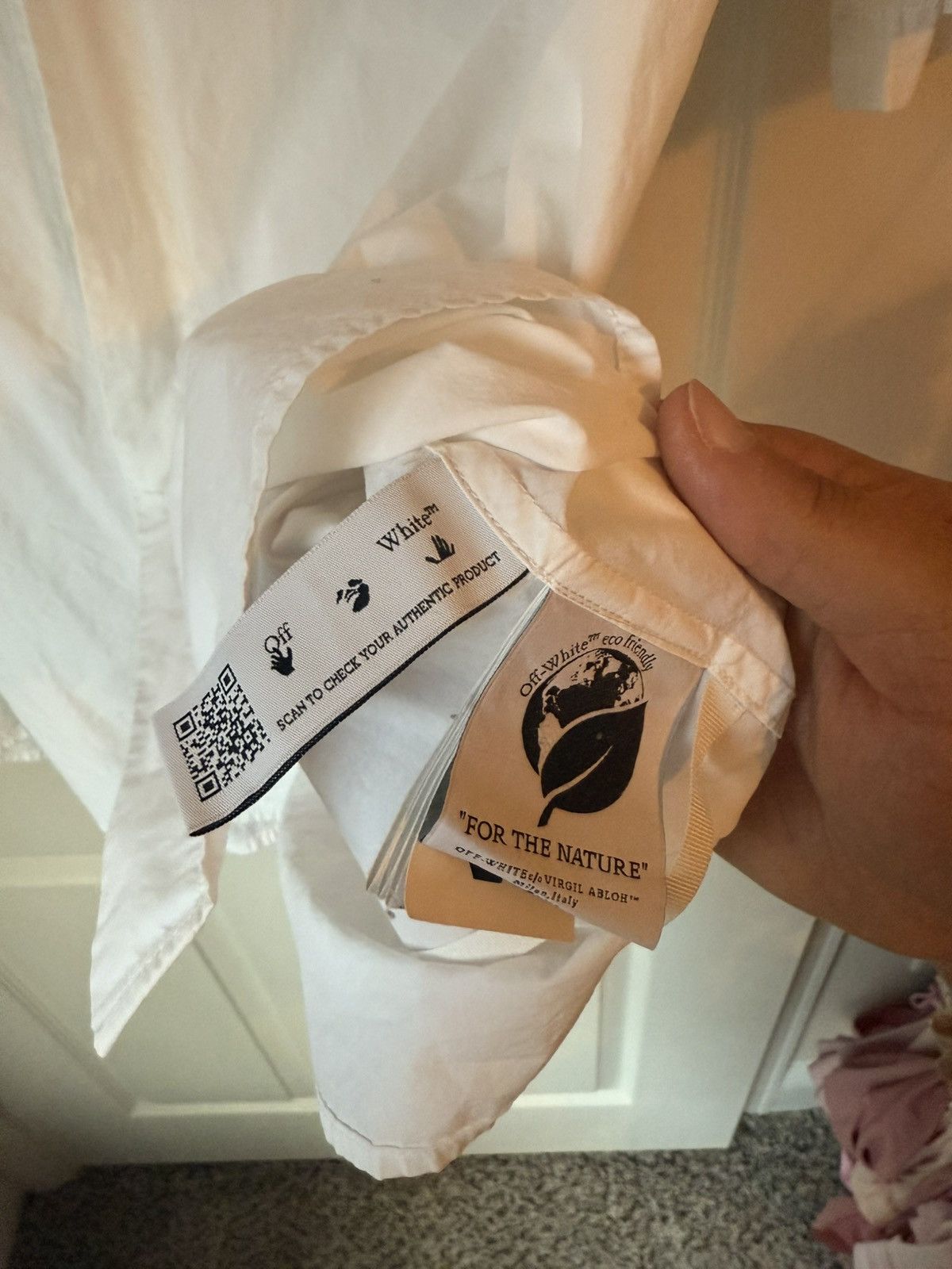 Off-White × Virgil Abloh Off-white oversized button up Size US XL / EU 56 / 4 - 5 Thumbnail
