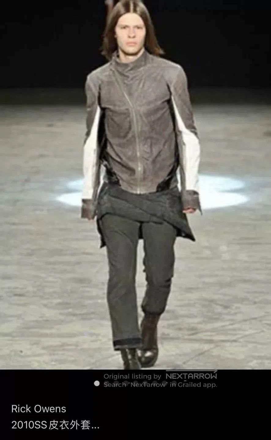 Rick Owens Rick Owens Leather Jacket New W/Flaws. Size US S / EU 44-46 / 1 - 1 Thumbnail