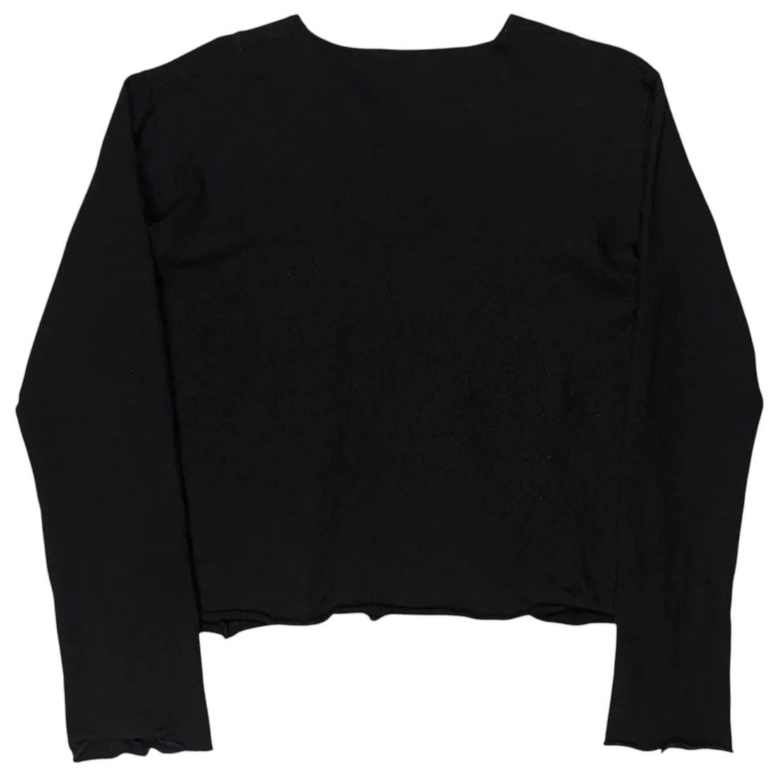Yohji Yamamoto Yohji Yamamoto Cropped Asymmetric Seam Sweater Size US XS / EU 42 / 0 - 3 Thumbnail