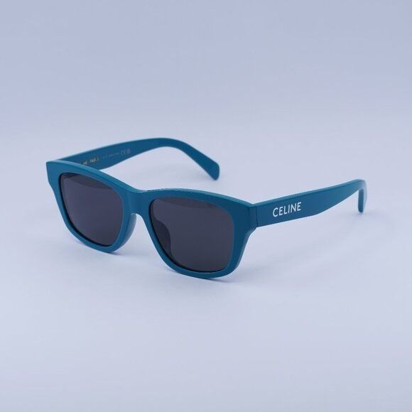 Celine New Celine CL40249U 87A Sunglasses - Neon Turquoise Frame Size ONE SIZE - 3 Thumbnail