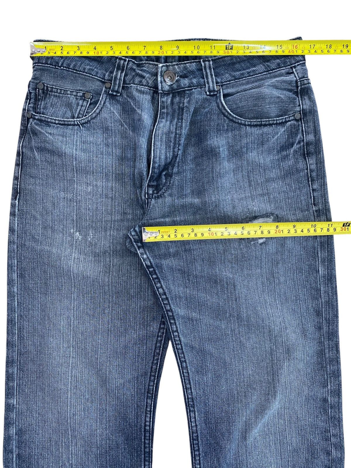 Other Japanese Brand Faded Wash Style Loose Jeans Size US 33 - 9 Thumbnail