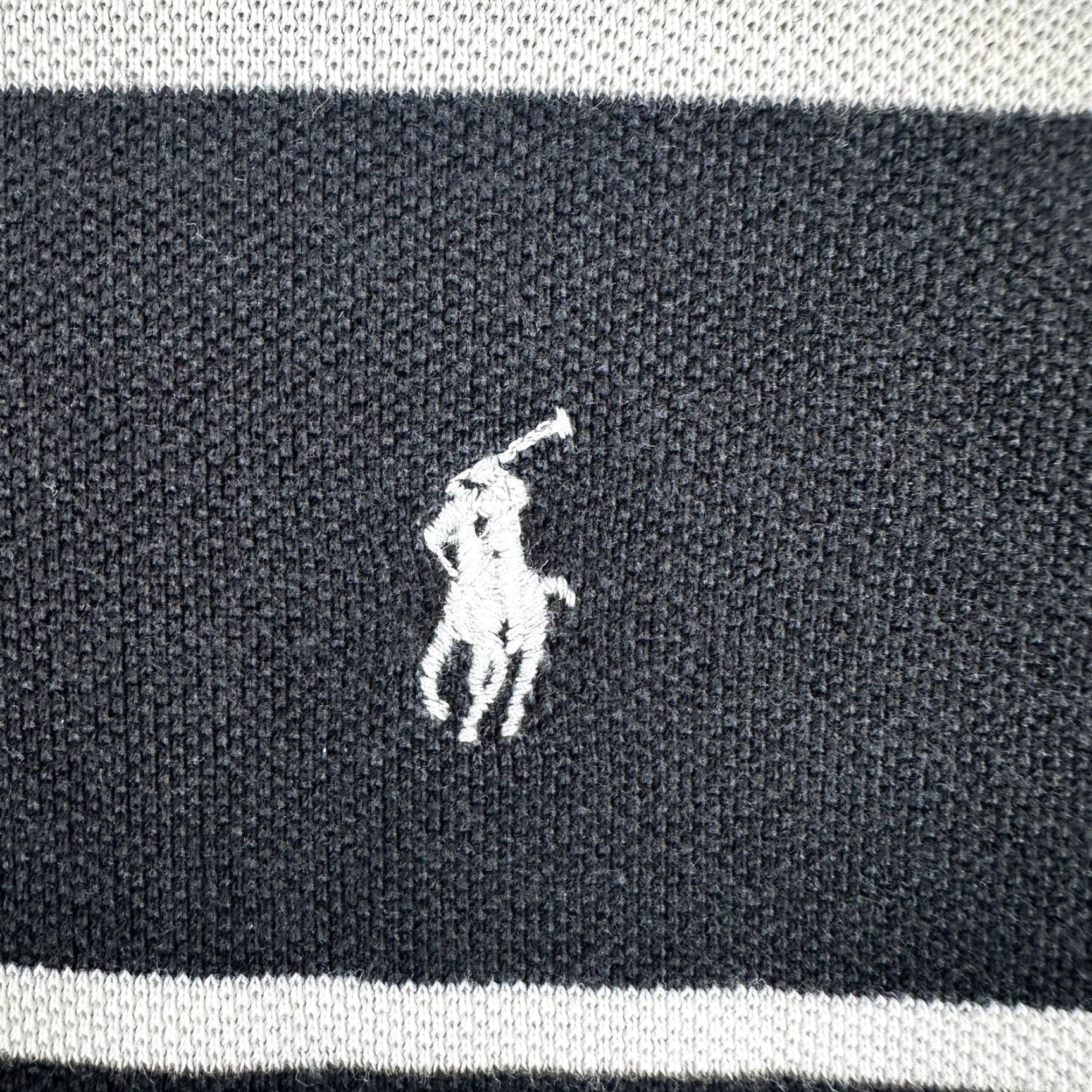 Polo Ralph Lauren Polo by Ralph Lauren Polo Shirt Mens XL Blue White Stripe Short Sleeve Casual Size US XL / EU 56 / 4 - 3 Thumbnail