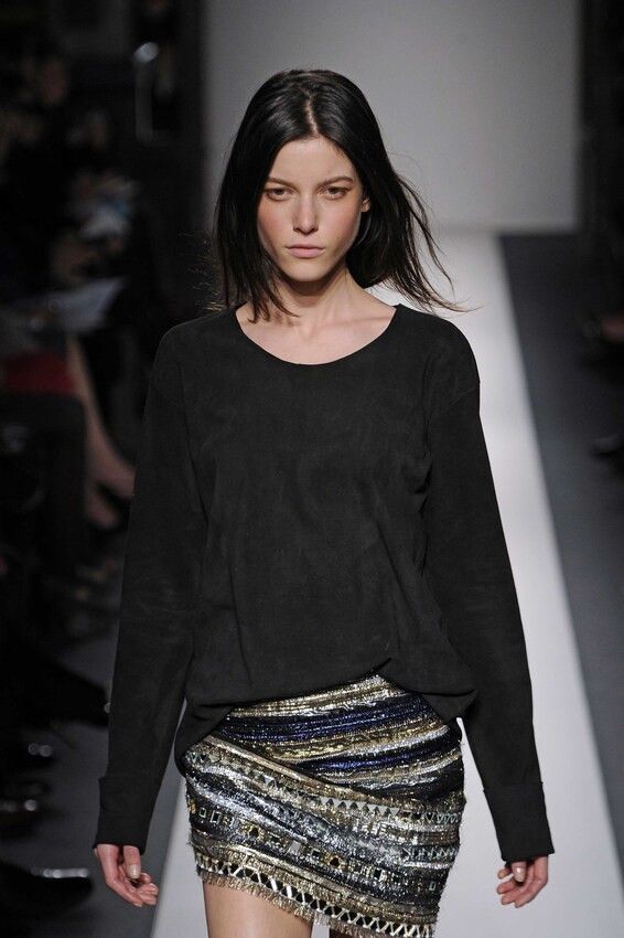 Balmain AW11 suede leather blouse Size S / US 4 / IT 40 - 1 Thumbnail
