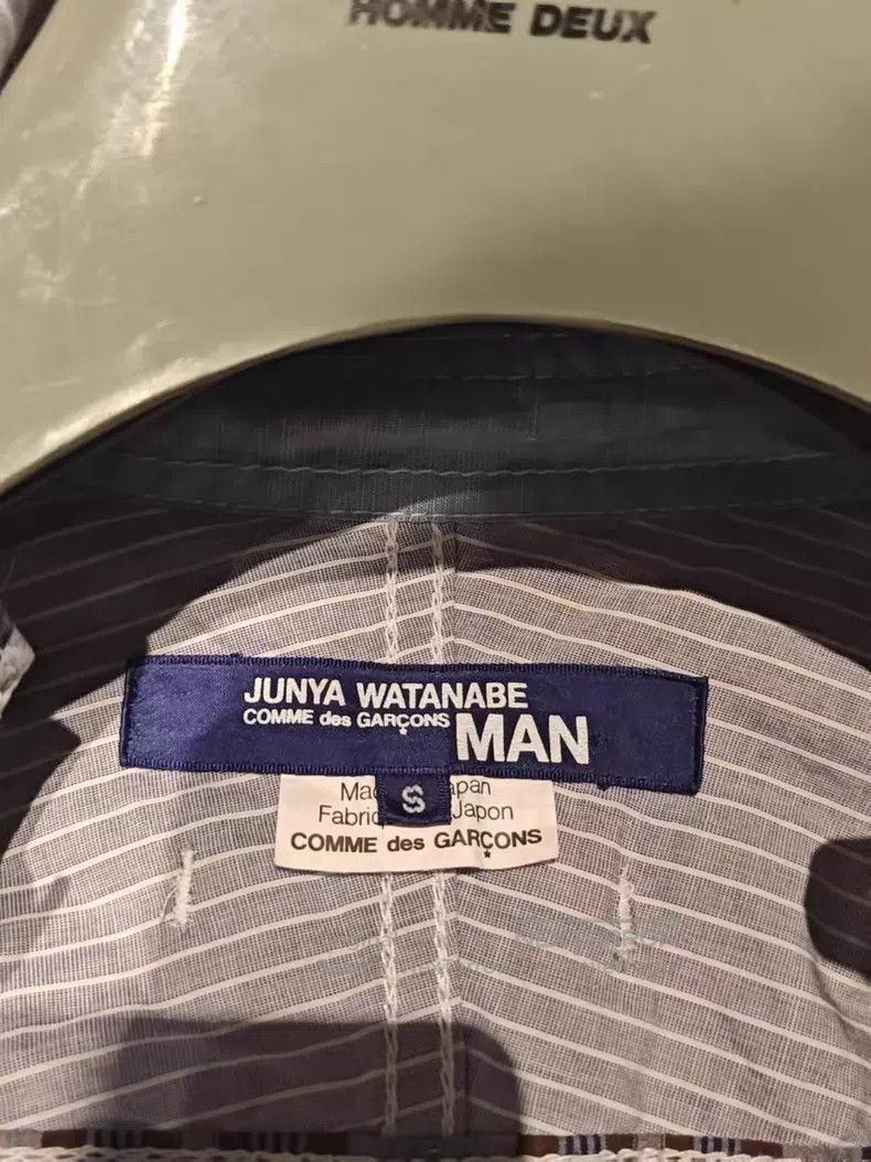 Junya Watanabe Junya Watanabe Plaid Patchwork Hooded Shirt Size US S / EU 44-46 / 1 - 4 Thumbnail