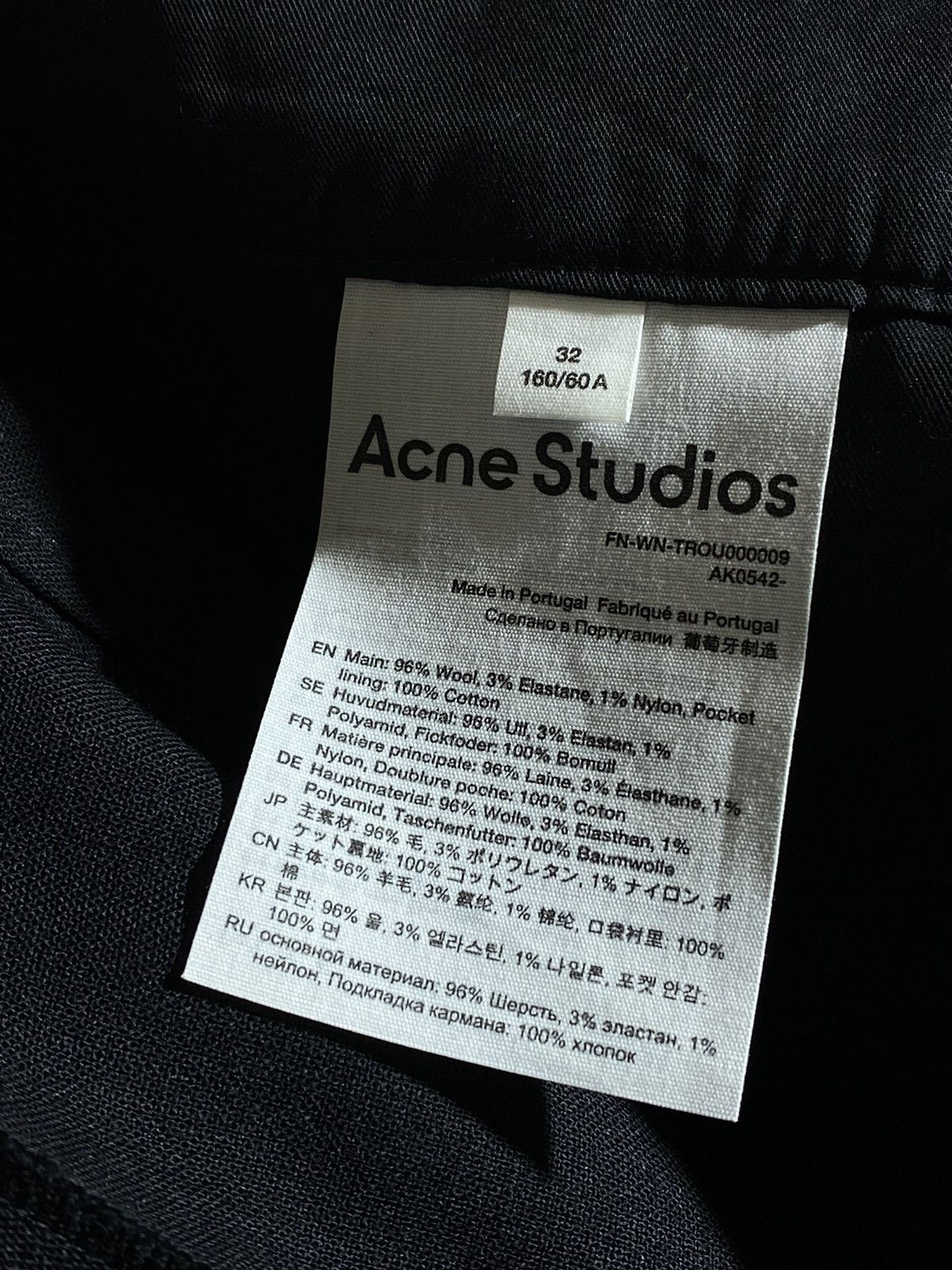 Acne Studios Acne Studios Tailored Flared Pants NWT / RRP $600 Size 24" / US 00 / IT 34 - 18 Thumbnail
