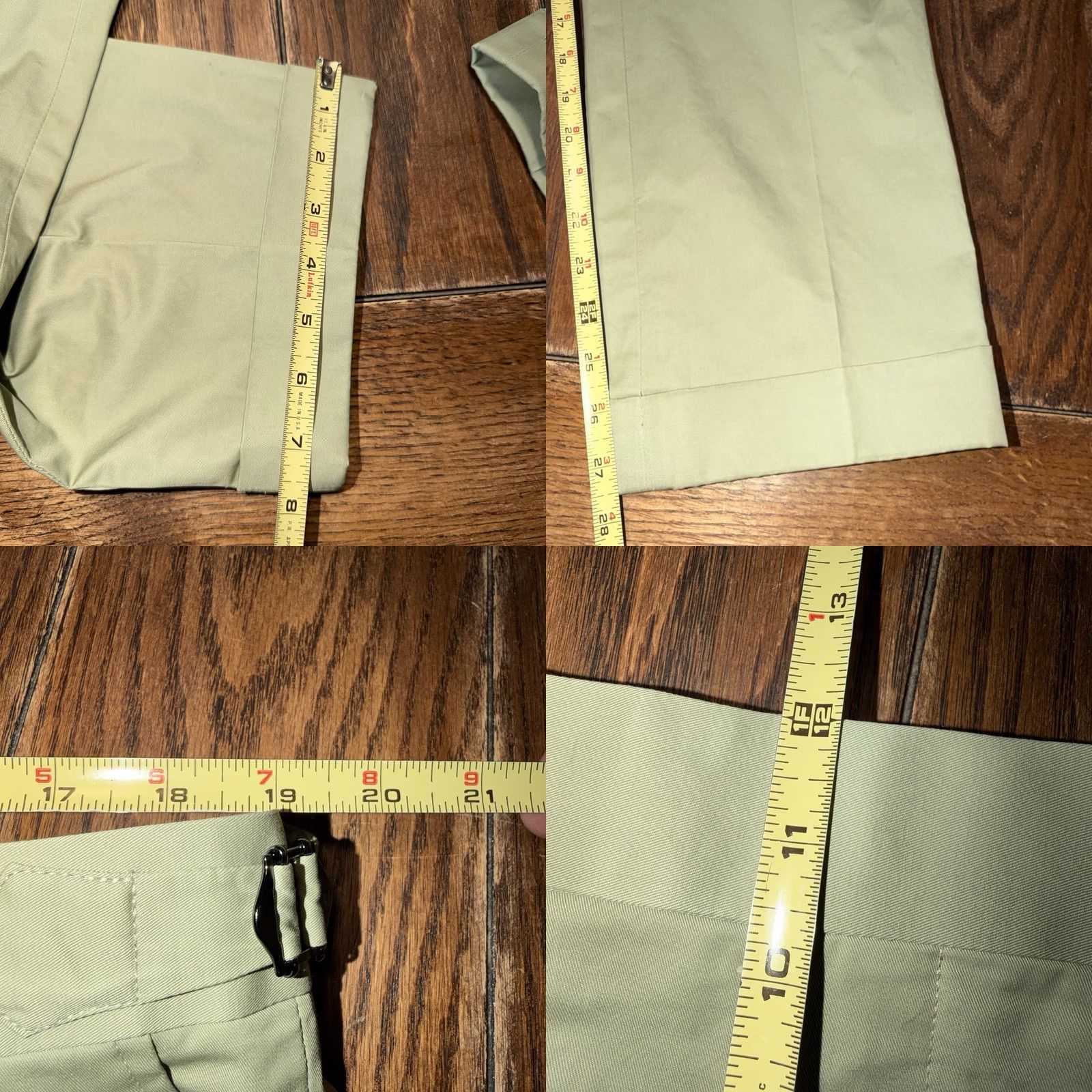 Vintage Spier & Mackay Slim Trousers Mens 38x28 Sage Green Adjustable Buckle Pleated New Size US 38 / EU 54 - 9 Thumbnail
