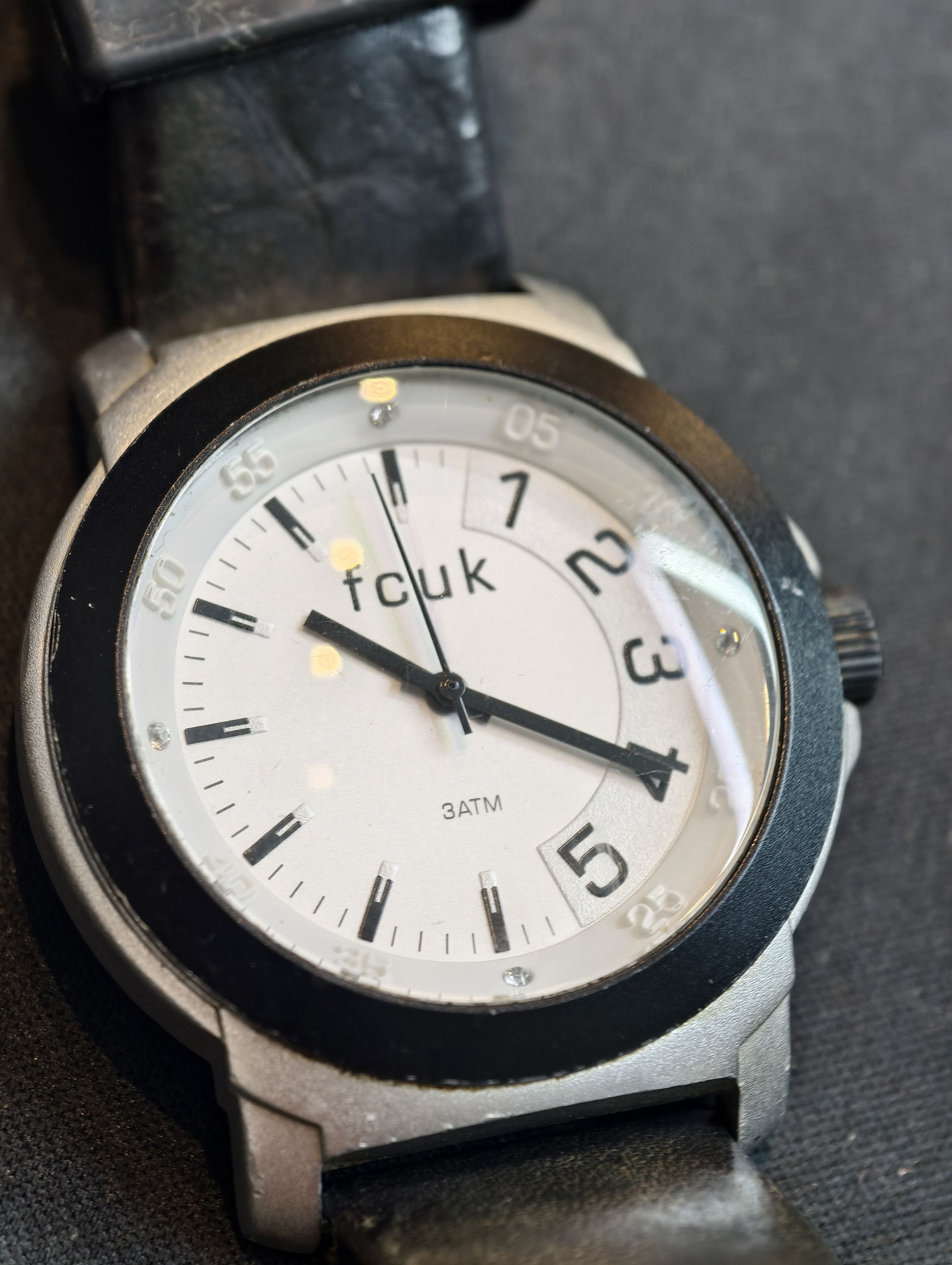 FCUK FCUK watch with vtg leather French connection Size ONE SIZE - 1 Thumbnail