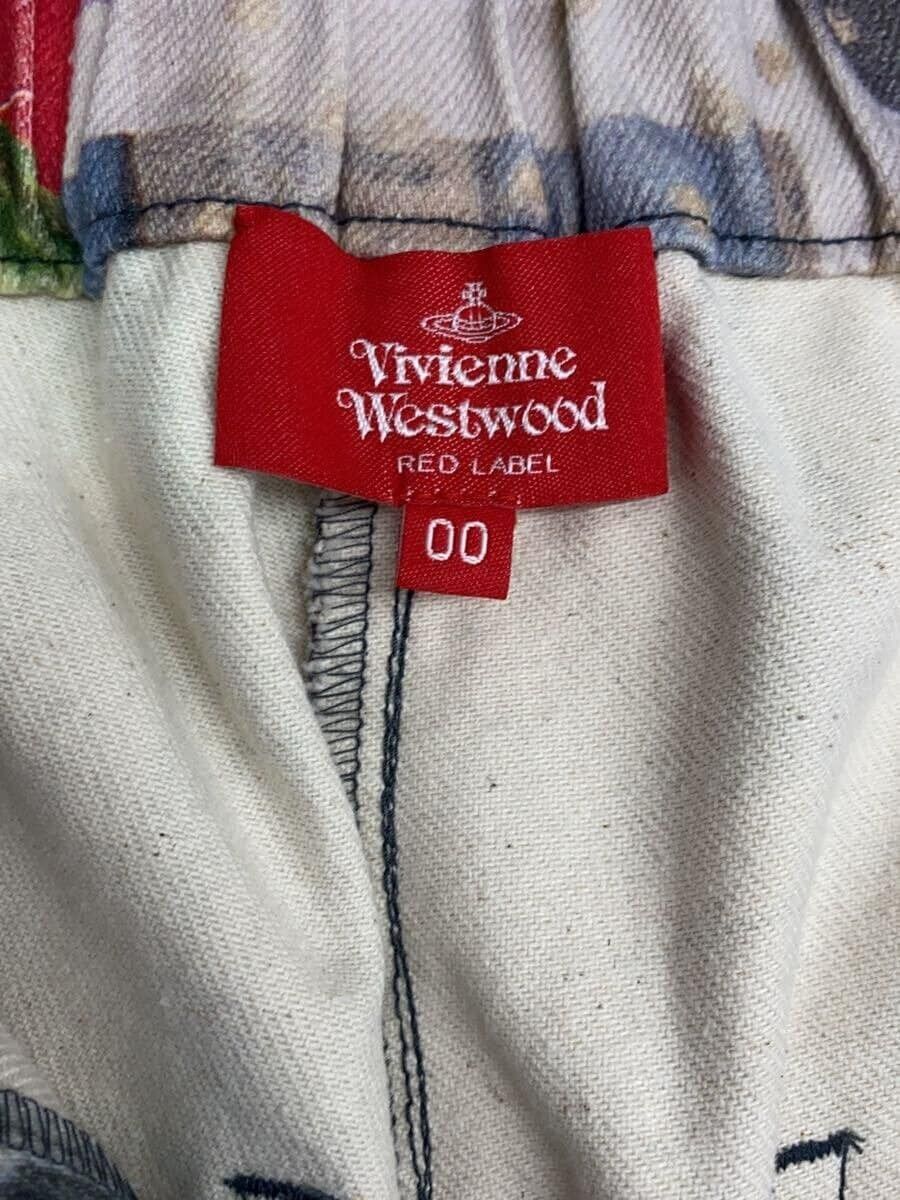 Vivienne Westwood All Over Graphic Collage Wide Leg Pants Size 25" / US 0 / IT 36 - 4 Thumbnail