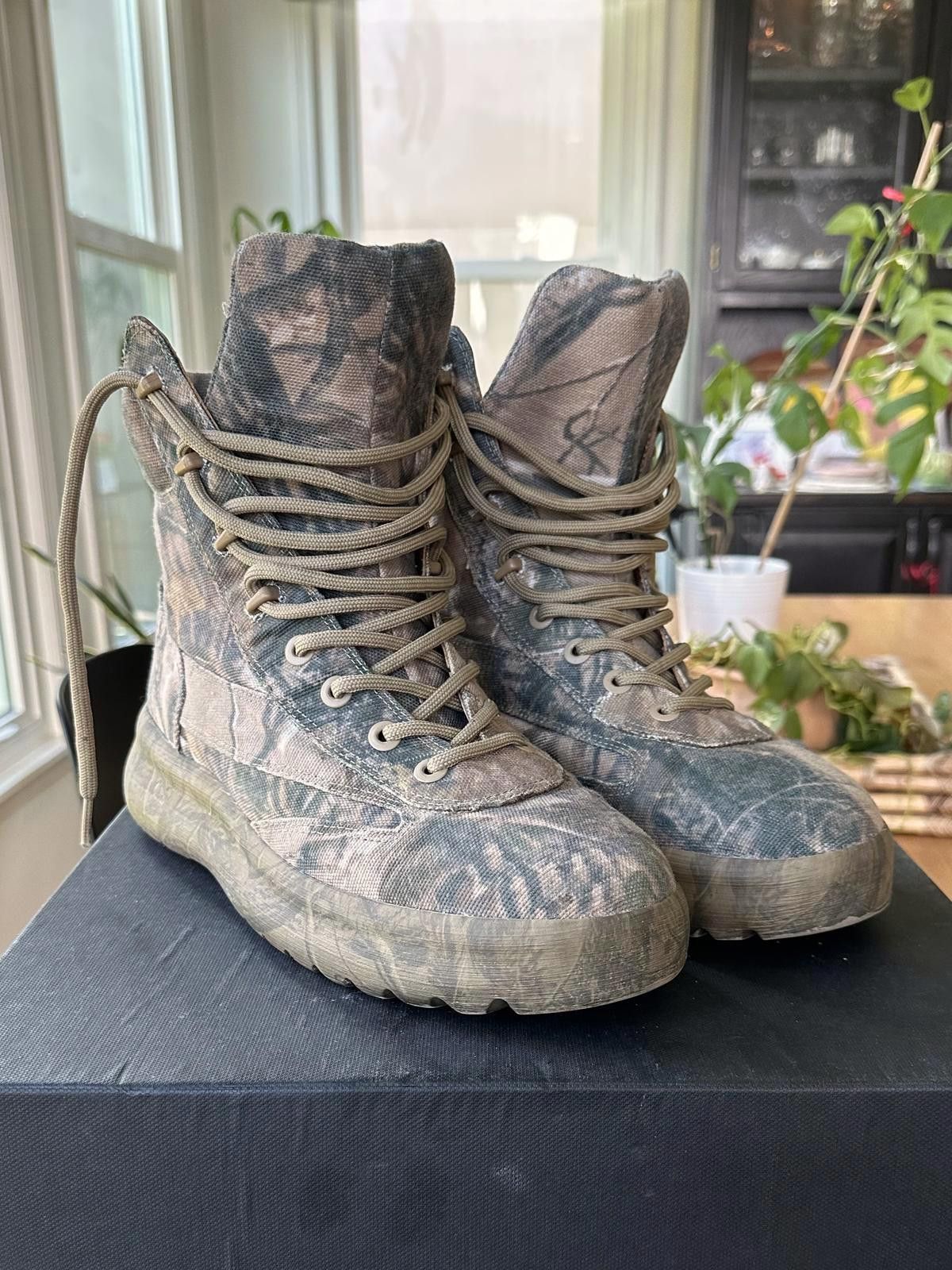 Military Boot Taupe Yeezy Season Combat Boots Yeezy Season Boot