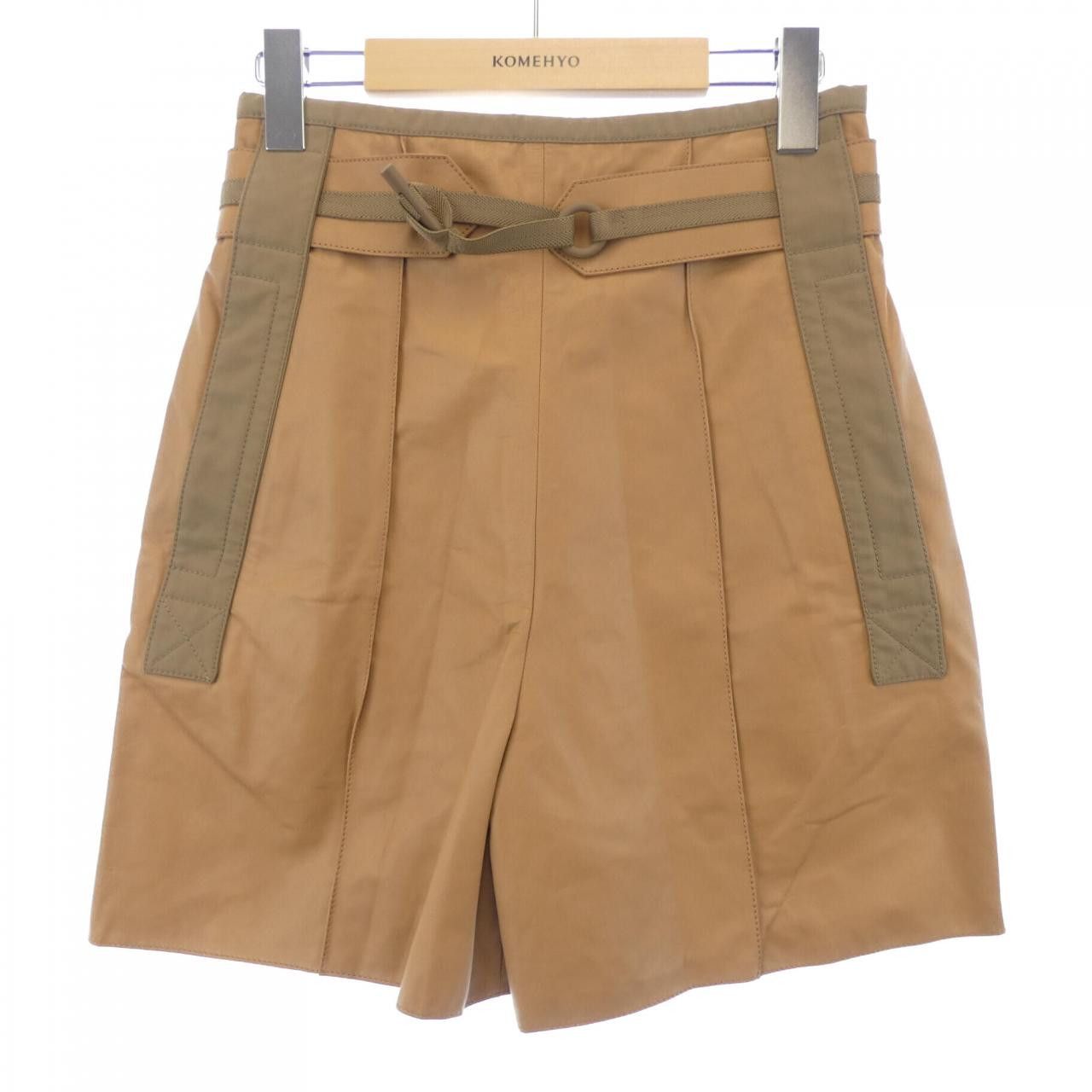 Hermes Hermes Hermes 3E1407DA Calf Shorts 36 Leather Shorts DUTY FREE for USA Size ONE SIZE - 1 Thumbnail