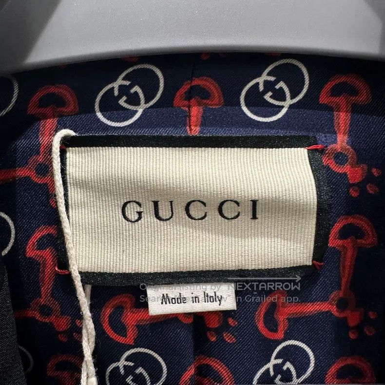 Gucci Gucci Full-print double G gold buckle suit jacket Size XS / US 0-2 / IT 36-38 - 3 Thumbnail