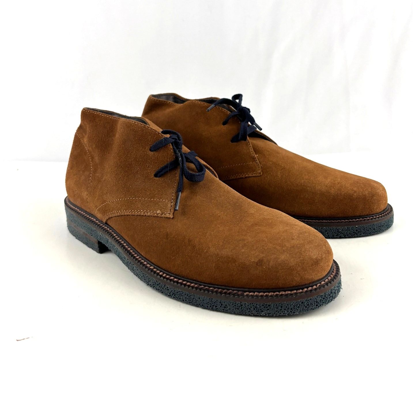 Donald Pliner Donald J. Pliner Levi Chukka Boots Calf Suede Cognac 8 M Size US 8 / EU 41 - 6 Thumbnail