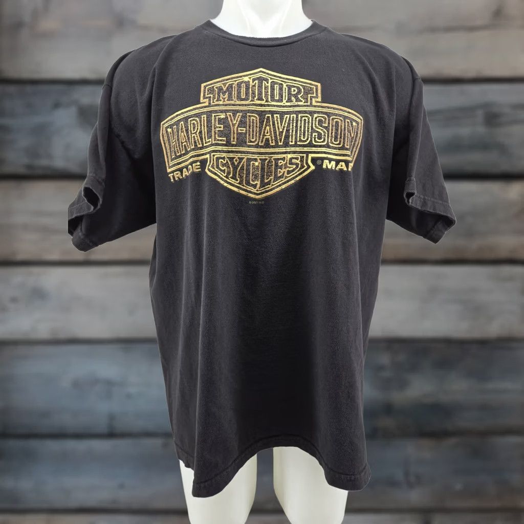 Harley Davidson Harley-Davidson T Shirt Heart of Dixie Pelham Alabama Mens 2XL Black 2021 Size US XXL / EU 58 / 5 - 1 Thumbnail