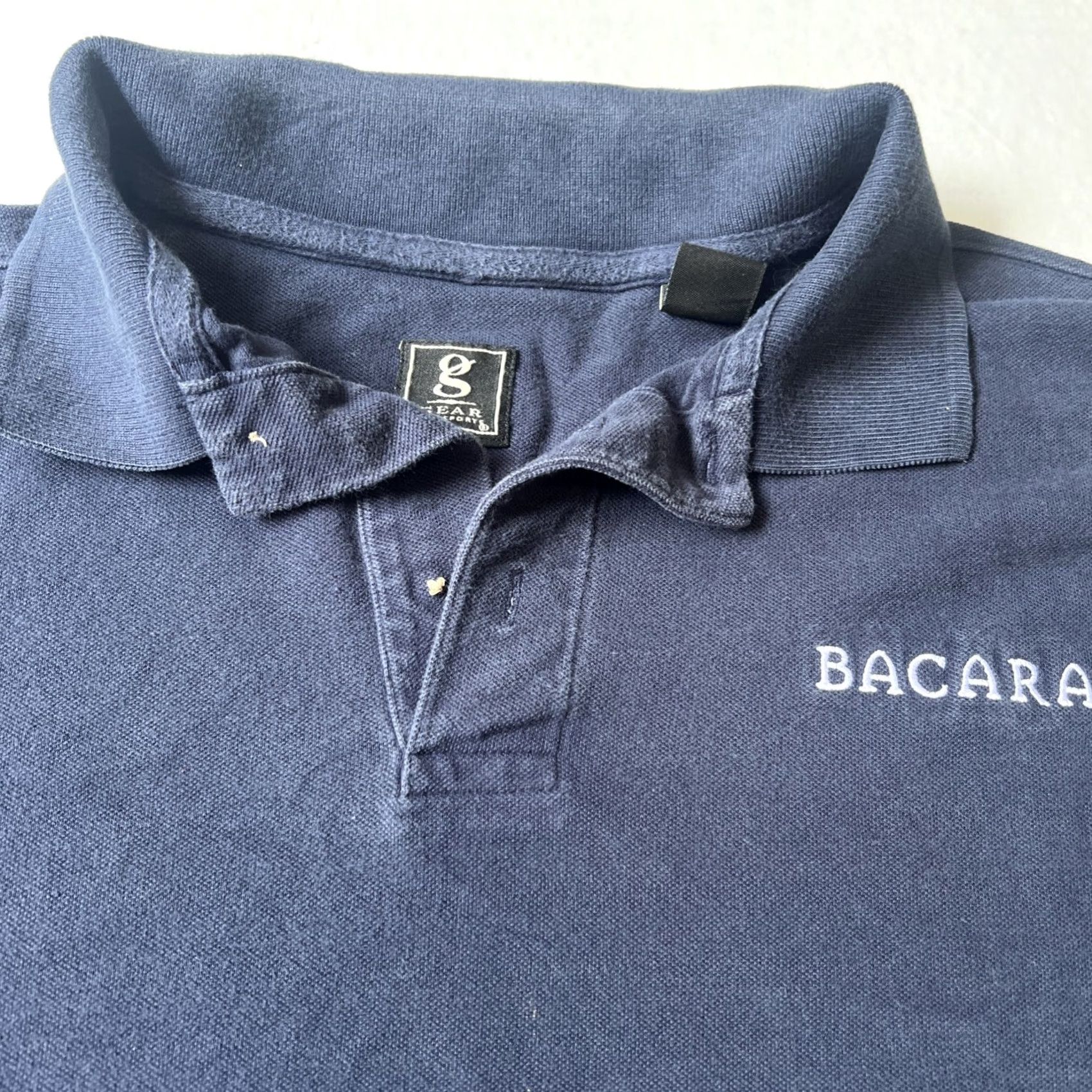 Vintage VINTAGE Gear Polo Shirt XL Blue Men Short Sleeve Collared Golf 100% Cotton All Seasons Limited Edition - Country Club Style Size US XL / EU 56 / 4 - 2 Thumbnail