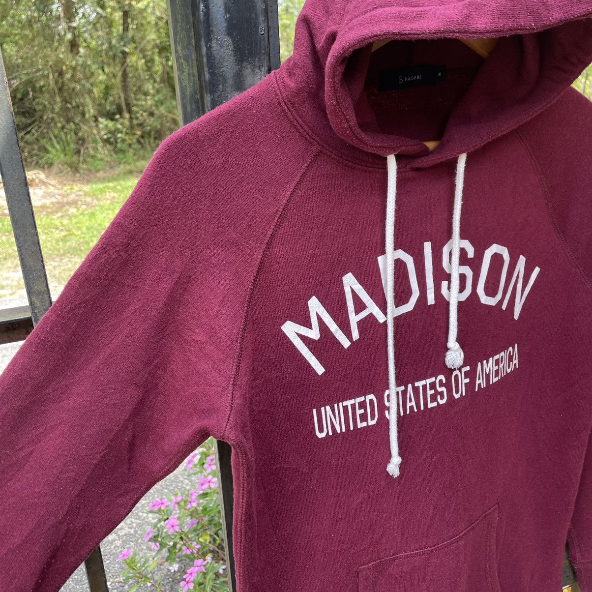 Japanese Brand × RAGEBLUE × Vintage 🔥🇯🇵Rageblue Madison United States America Pullover Hoodie Size US XS / EU 42 / 0 - 6 Thumbnail