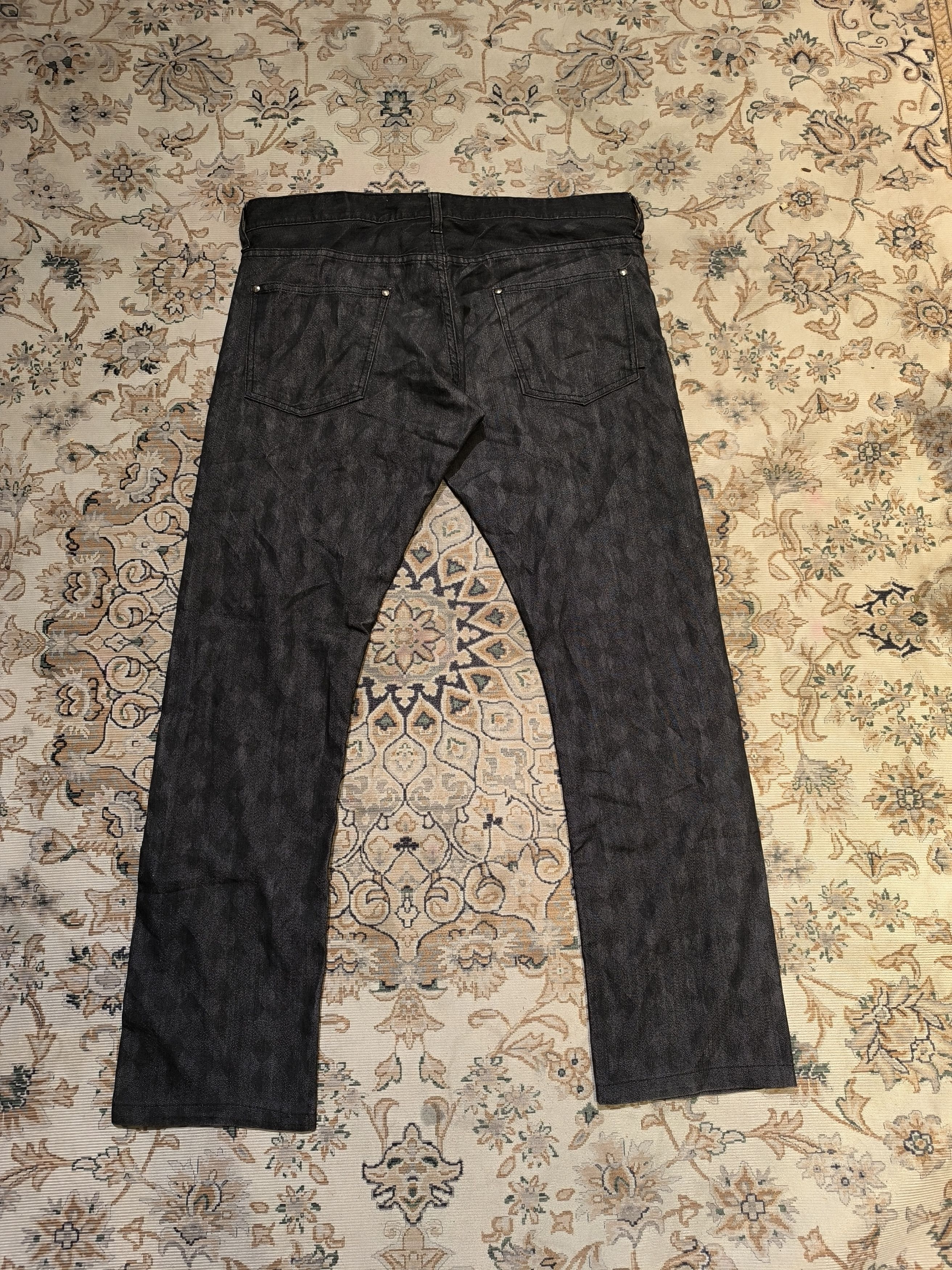 semanticdesign RARE SEMANTIC DESIGN DIAMOND PATTERN JEANS Size US 34 / EU 50 - 4 Thumbnail
