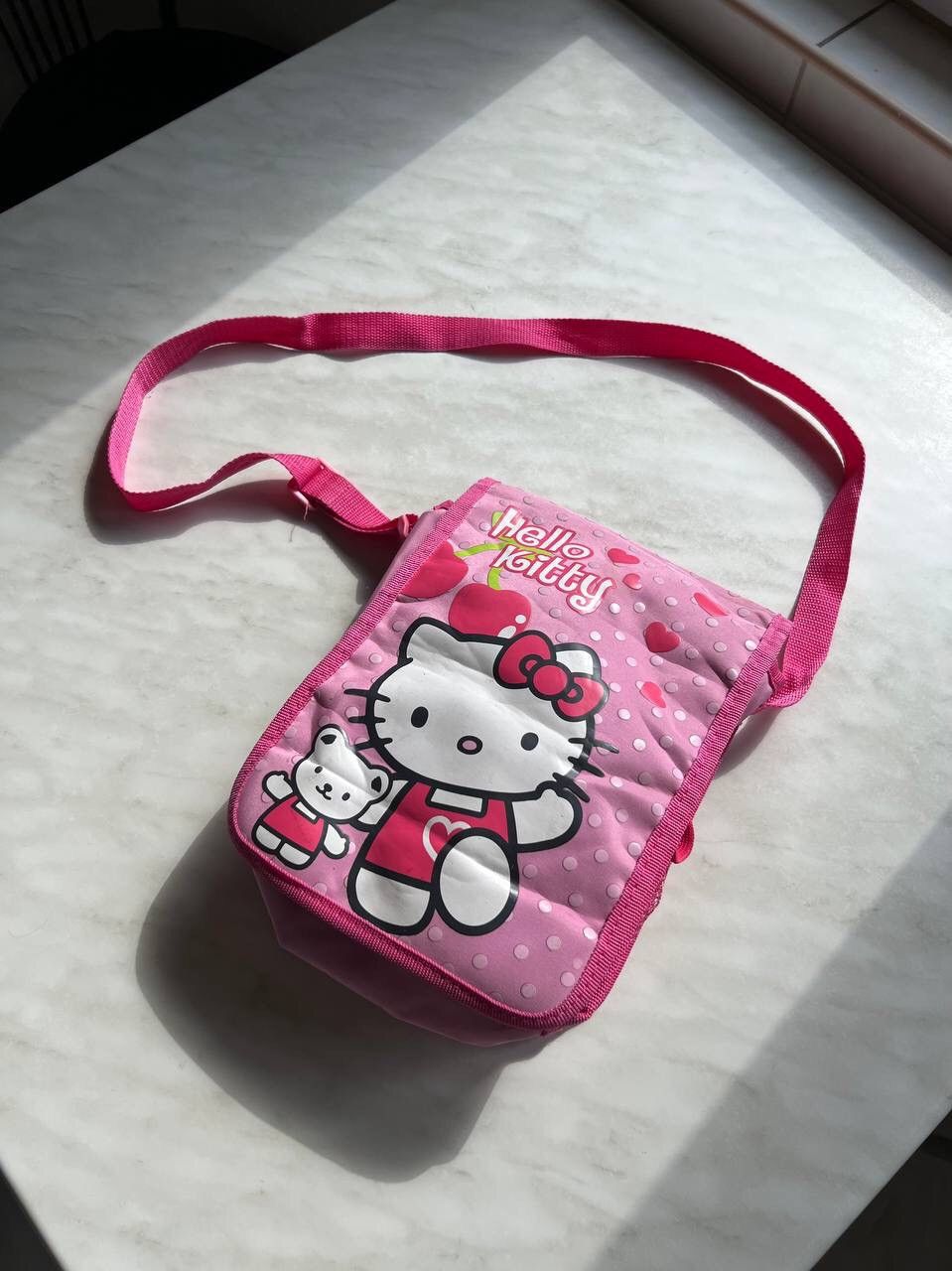 Affliction × Japanese Brand VERY RARE Hello kitty pink messenger bag Y2K lil peep style Size ONE SIZE - 1 Thumbnail