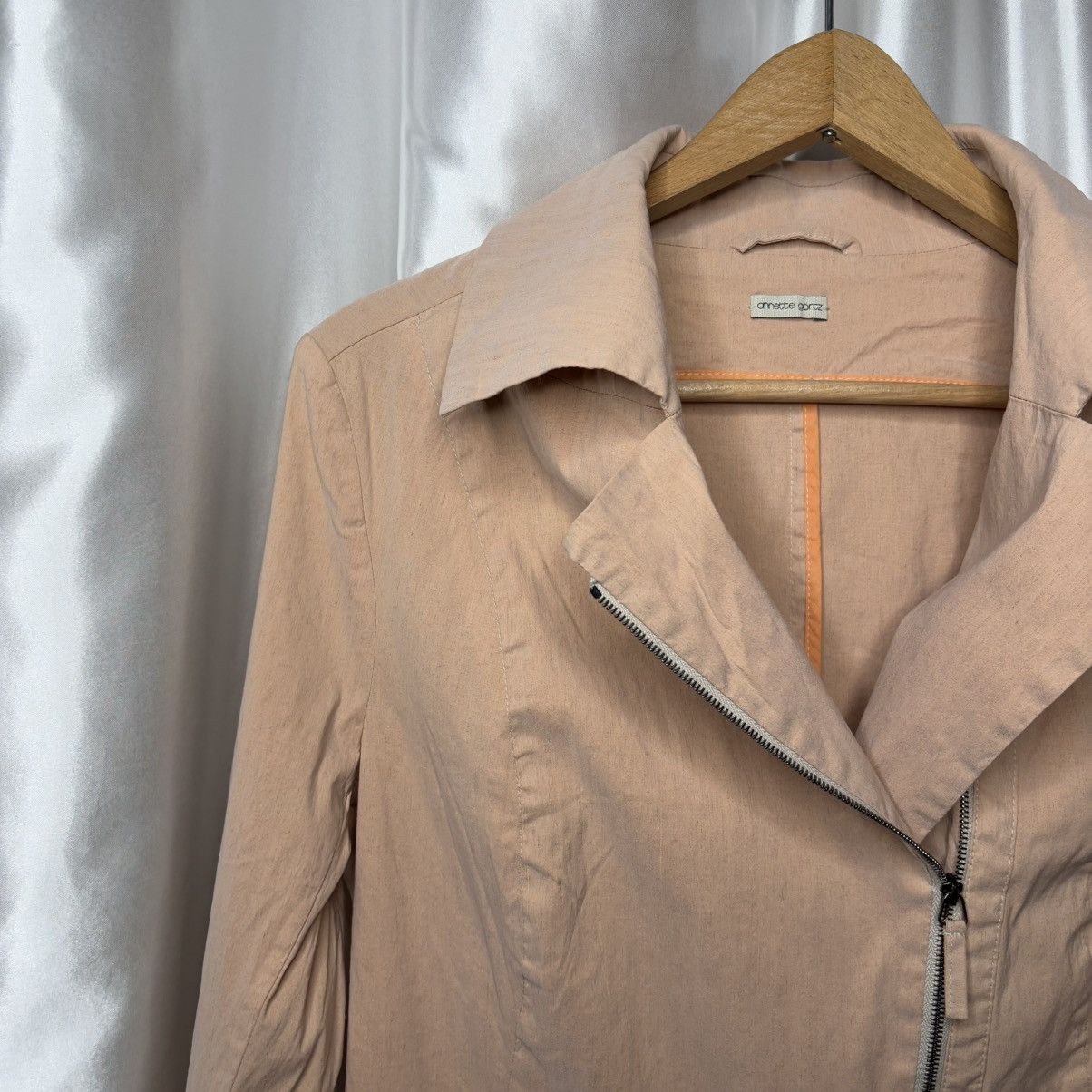 Annette Gortz jacket blazer annette görtz pink biker jacket elastic pink Size S / US 4 / IT 40 - 6 Thumbnail