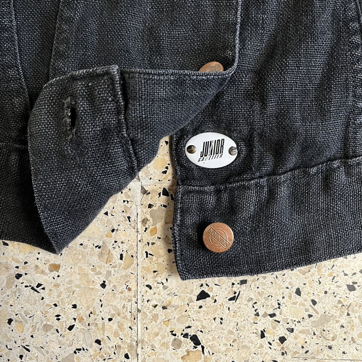 Jean Paul Gaultier Vintage 90s Jean paul gaultier cropped trucker jacket Size S / US 4 / IT 40 - 4 Thumbnail