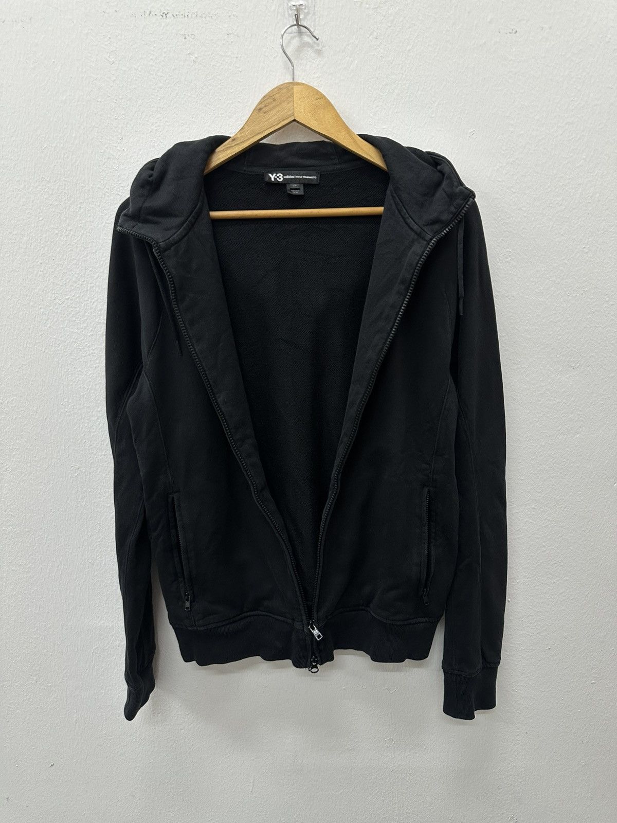 Y-3 Y-3 Yohji Yamamoto Logo Hoodies in Black Size US M / EU 48-50 / 2 - 18 Thumbnail