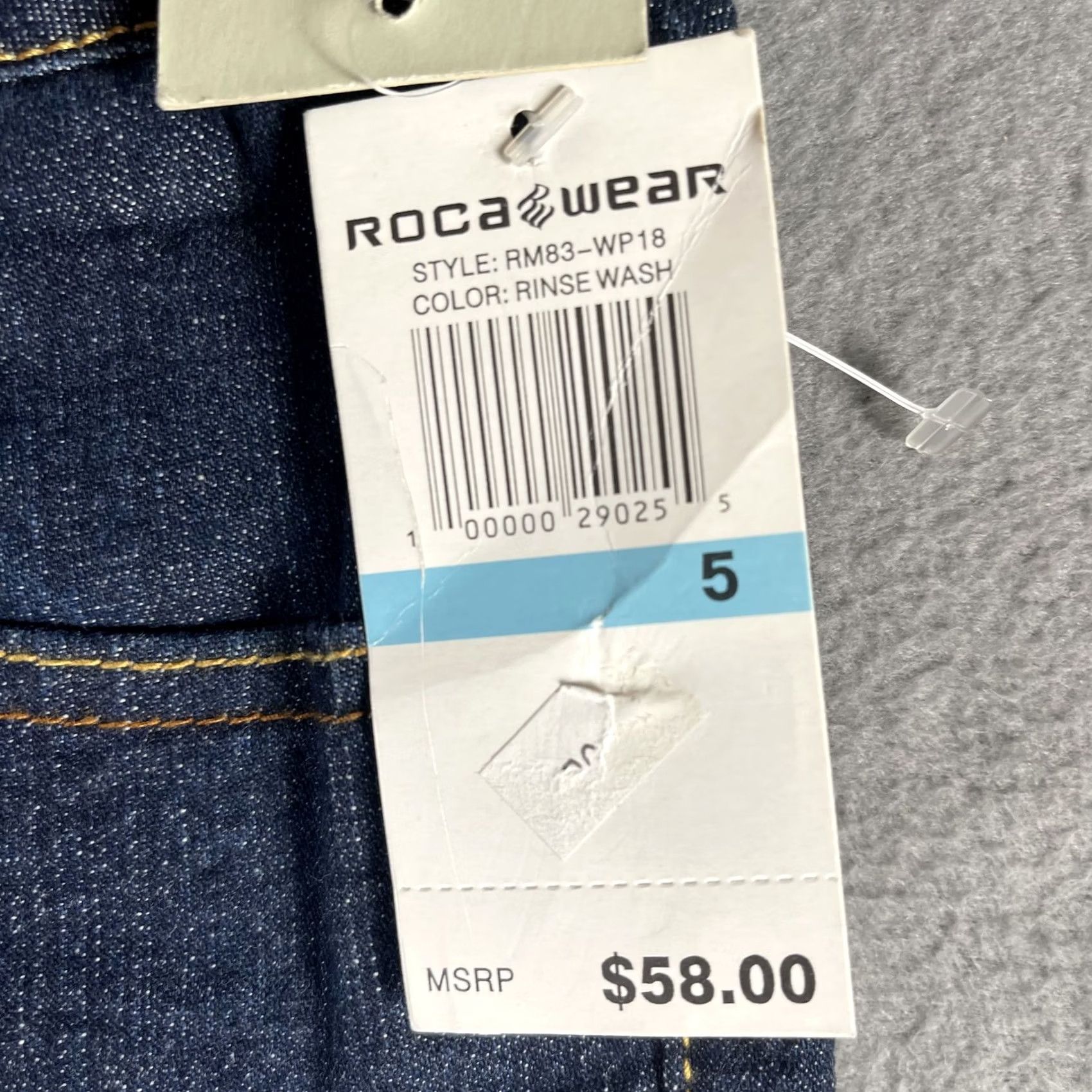 Rocawear Rocawear Jeans Womens 5 Blue Rinse Wash Straight Leg Stretch Denim Purple Back Size 27" / US 4 / IT 40 - 7 Thumbnail