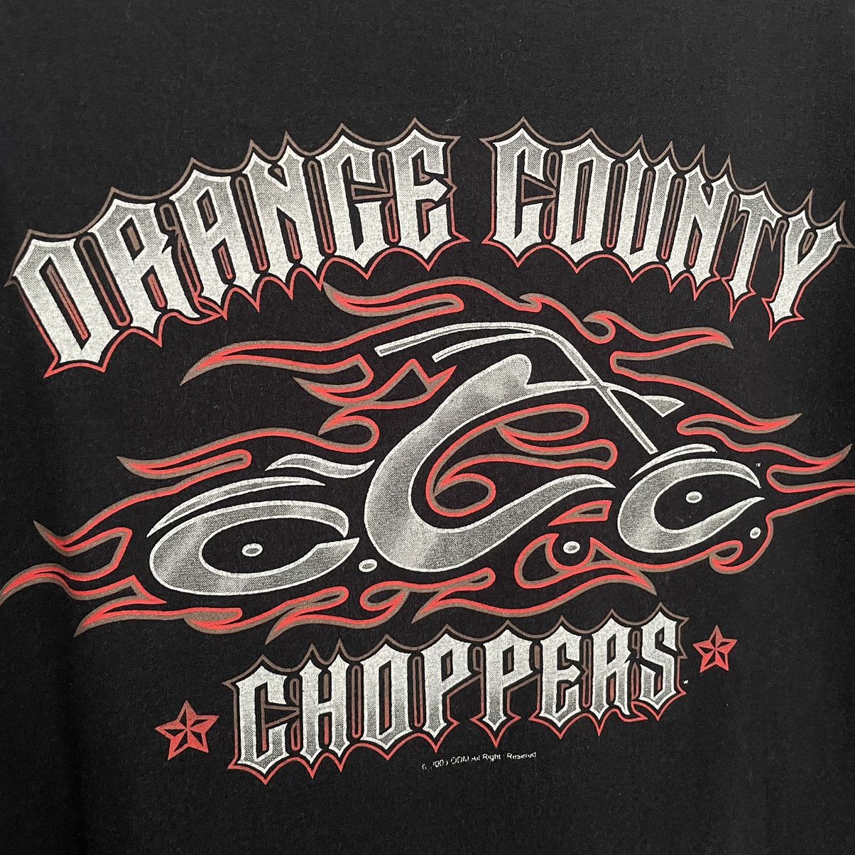 Harley Davidson × Vintage × West Coast Choppers 1990s Orange County Choppers T Shirt Size US L / EU 52-54 / 3 - 2 Thumbnail