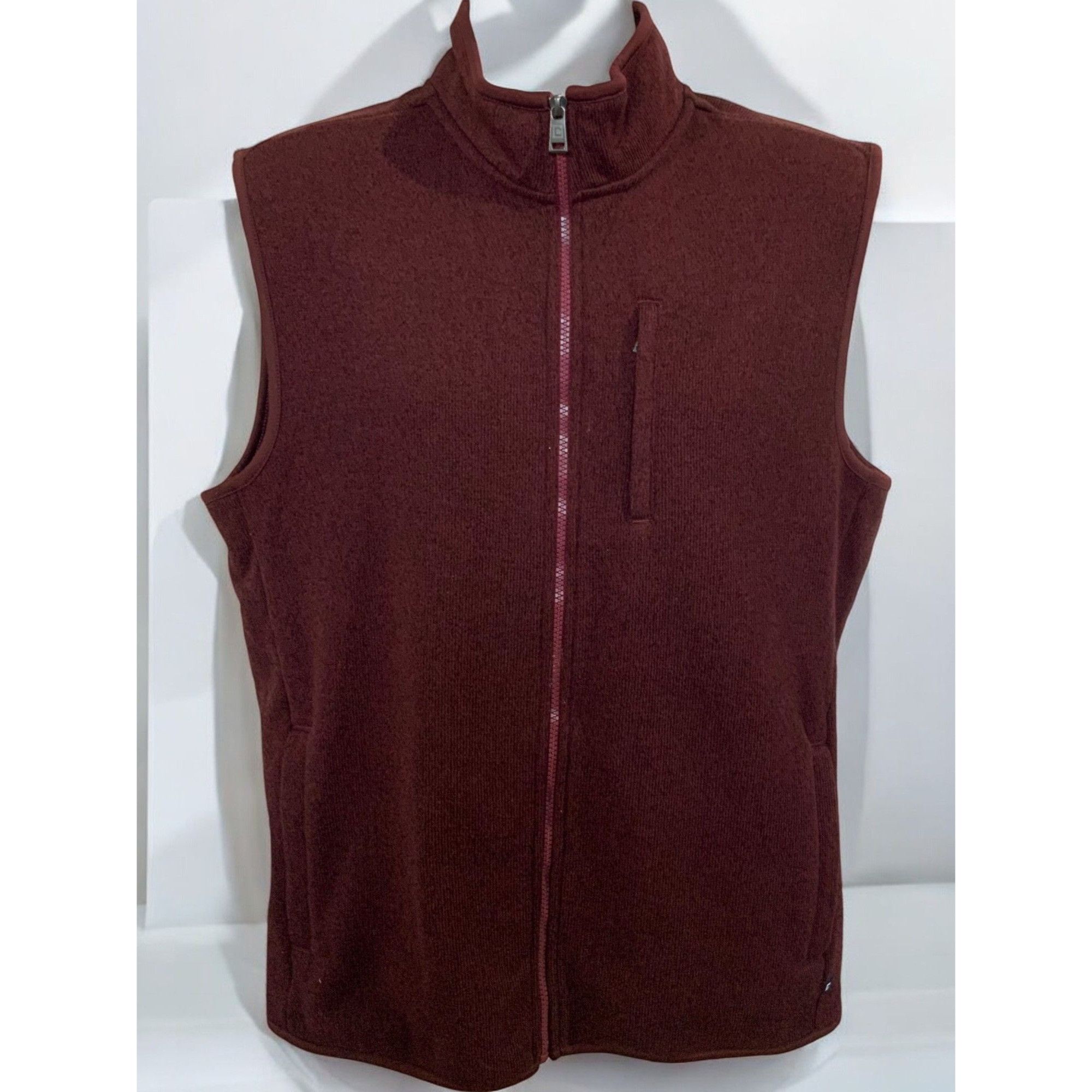 Chaps Ralph Lauren Chaps Mens Burgundy Zip Fleece Lined Vest M Size US M / EU 48-50 / 2 - 7 Thumbnail