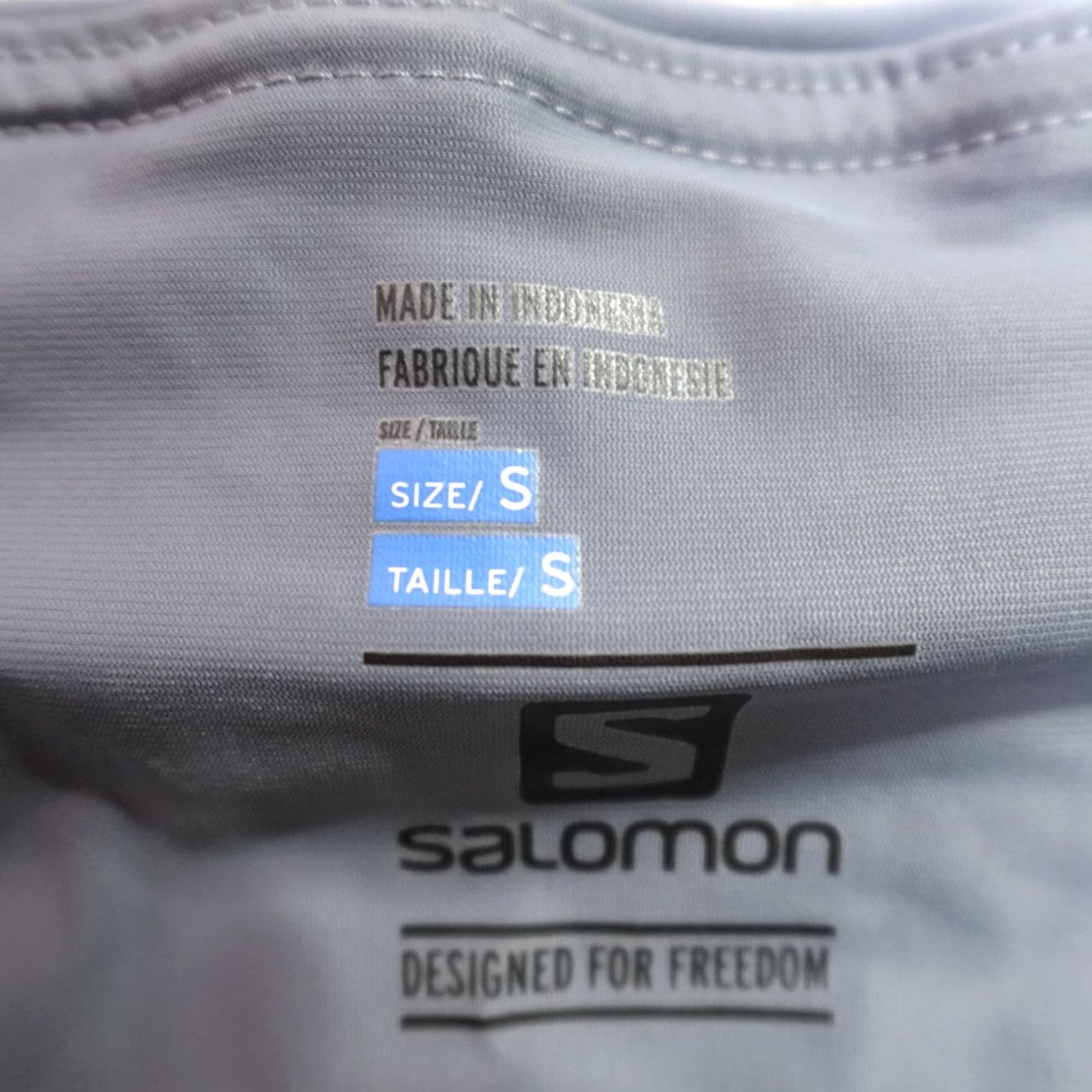 Salomon Salomon Leggings Capri Small Gray Geometric Pattern Crop Women Adult S Activewear/Daily Size 28" / US 6 / IT 42 - 6 Thumbnail