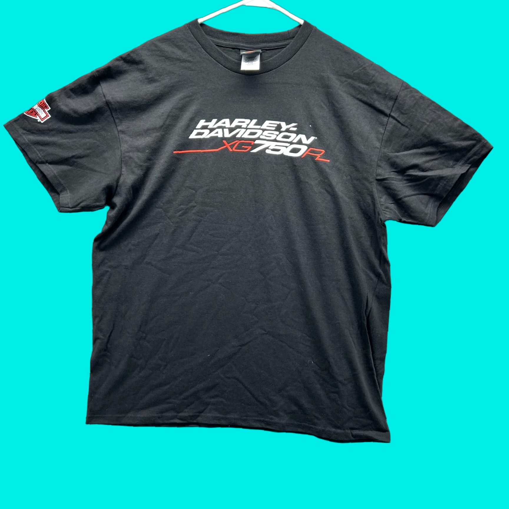 Harley Davidson Harley-Davidson Shirt Men XL Black Crewneck Tee Casual Motorcycle Logo XG750 Size US XL / EU 56 / 4 - 1 Thumbnail
