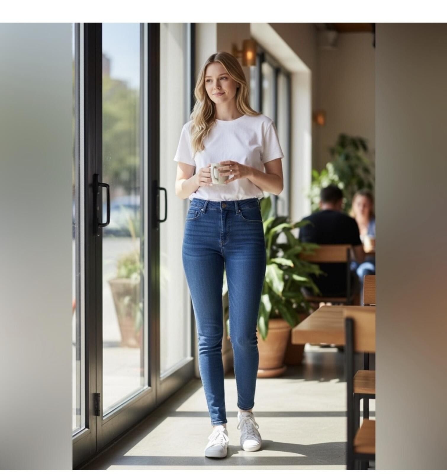 Fashion Nova (FASHION NOVA) high rise skinny jeans Size 30" / US 8 / IT 44 - 2 Thumbnail