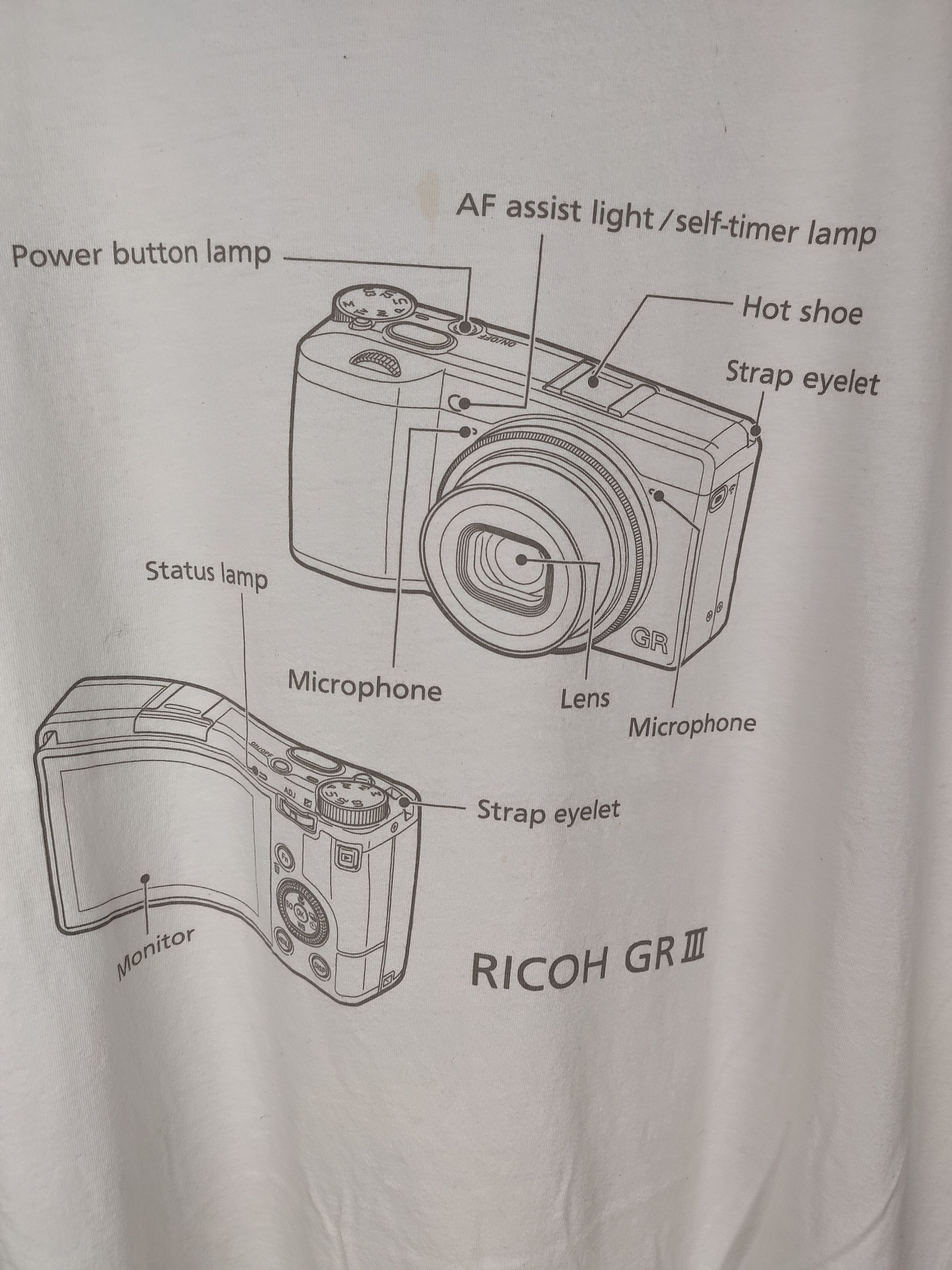 Arts & Science × Japanese Brand Ricoh GR III Camera Anatomi Shirt Size US XL / EU 56 / 4 - 3 Thumbnail