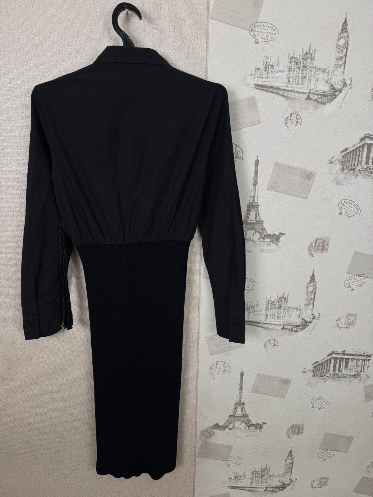 Pinko Pinko Black Dress Shirt Skirt Luxury Size M / US 6-8 / IT 42-44 - 22 Thumbnail