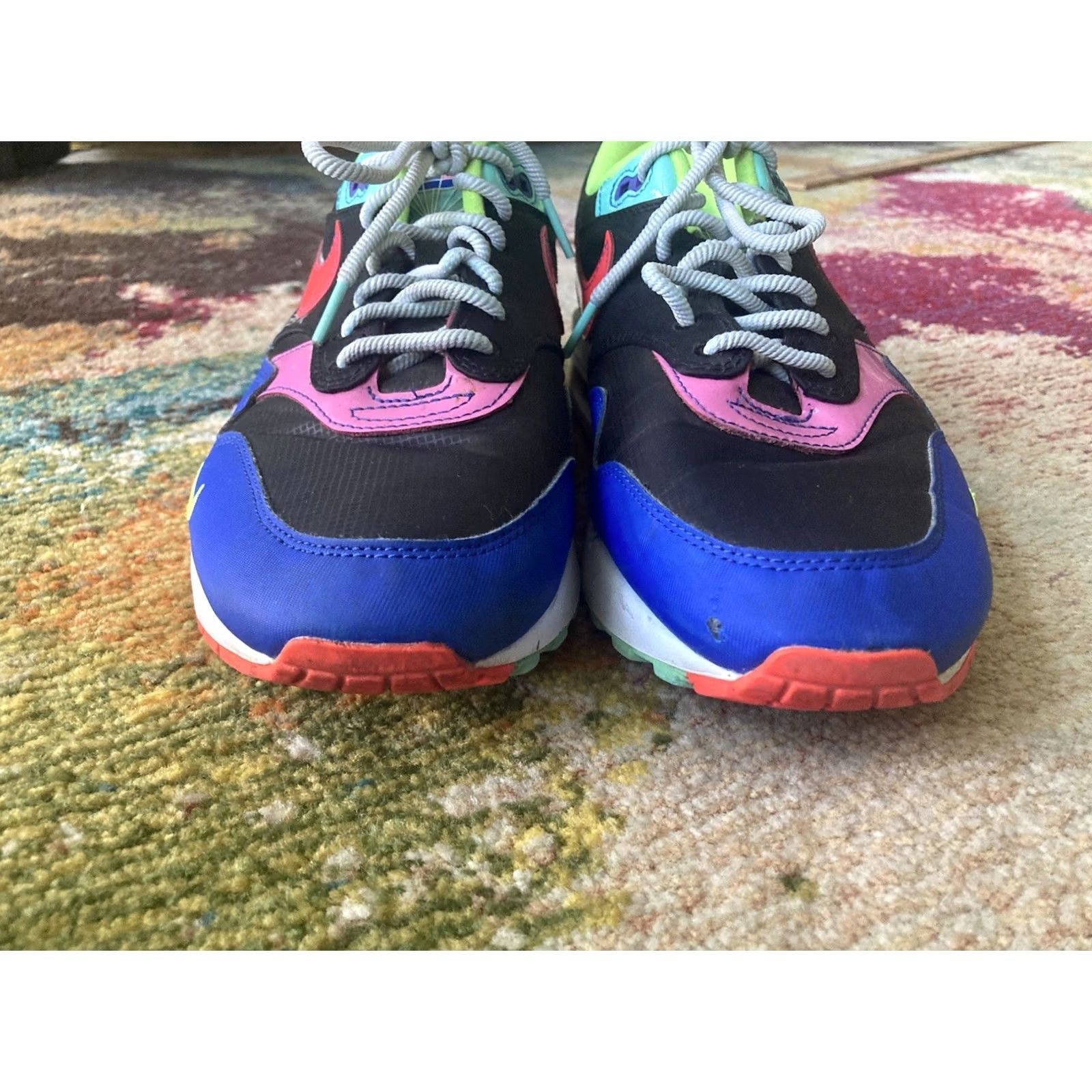 Nike Nike Air Max 1 Parachute Mens Size 11 US Black Hyper Grape CU4713-001 Sneakers Mens 11 US Nike Air Max Parachute Size US 11 / EU 44 - 7 Thumbnail