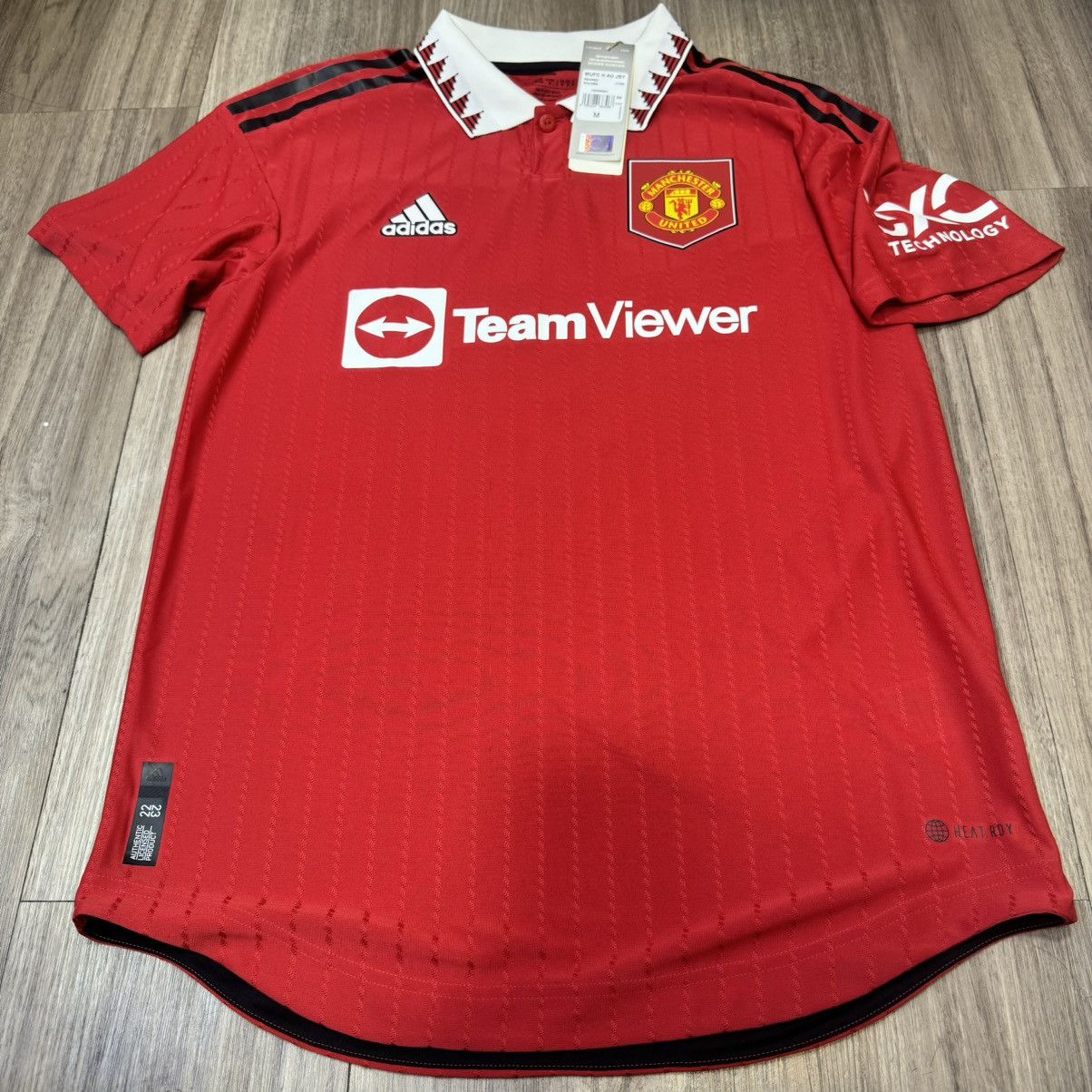 Adidas Manchester United 22/23 player issued shirt #7 Beckham(bnwt) Size US M / EU 48-50 / 2 - 2 Thumbnail