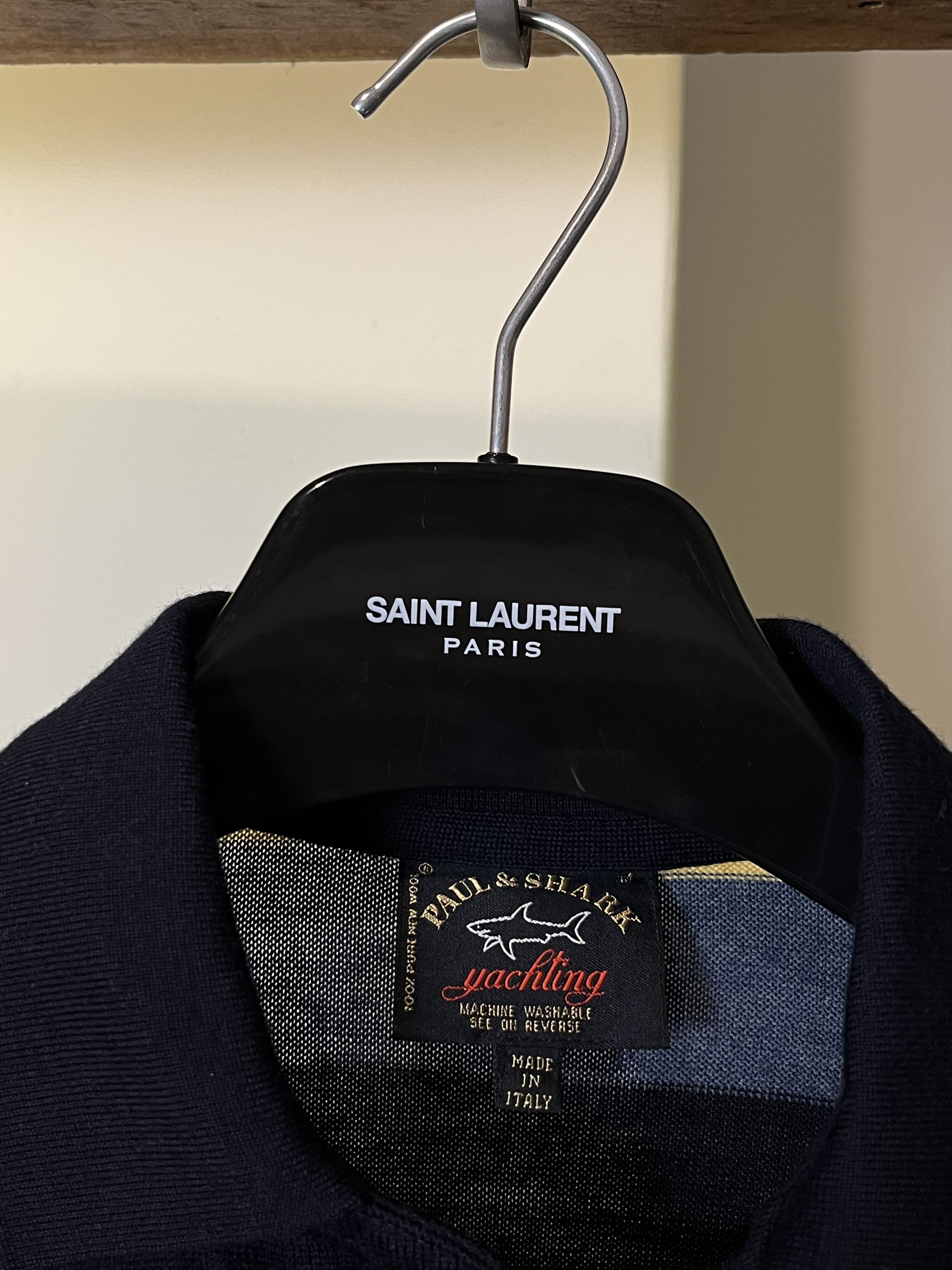 Paul & Shark × Vintage Vintage 90s Paul & Shark Pure New Wool Longsleeve Polo Size US M / EU 48-50 / 2 - 5 Thumbnail