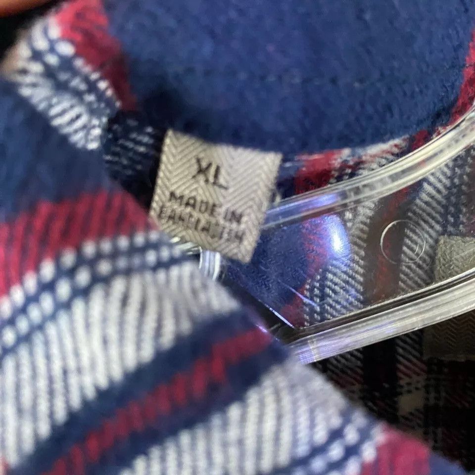 JACHS NY Jachs Flannel Shirt Men's XL Button Up Heavyweight Cotton Size US XL / EU 56 / 4 - 4 Thumbnail
