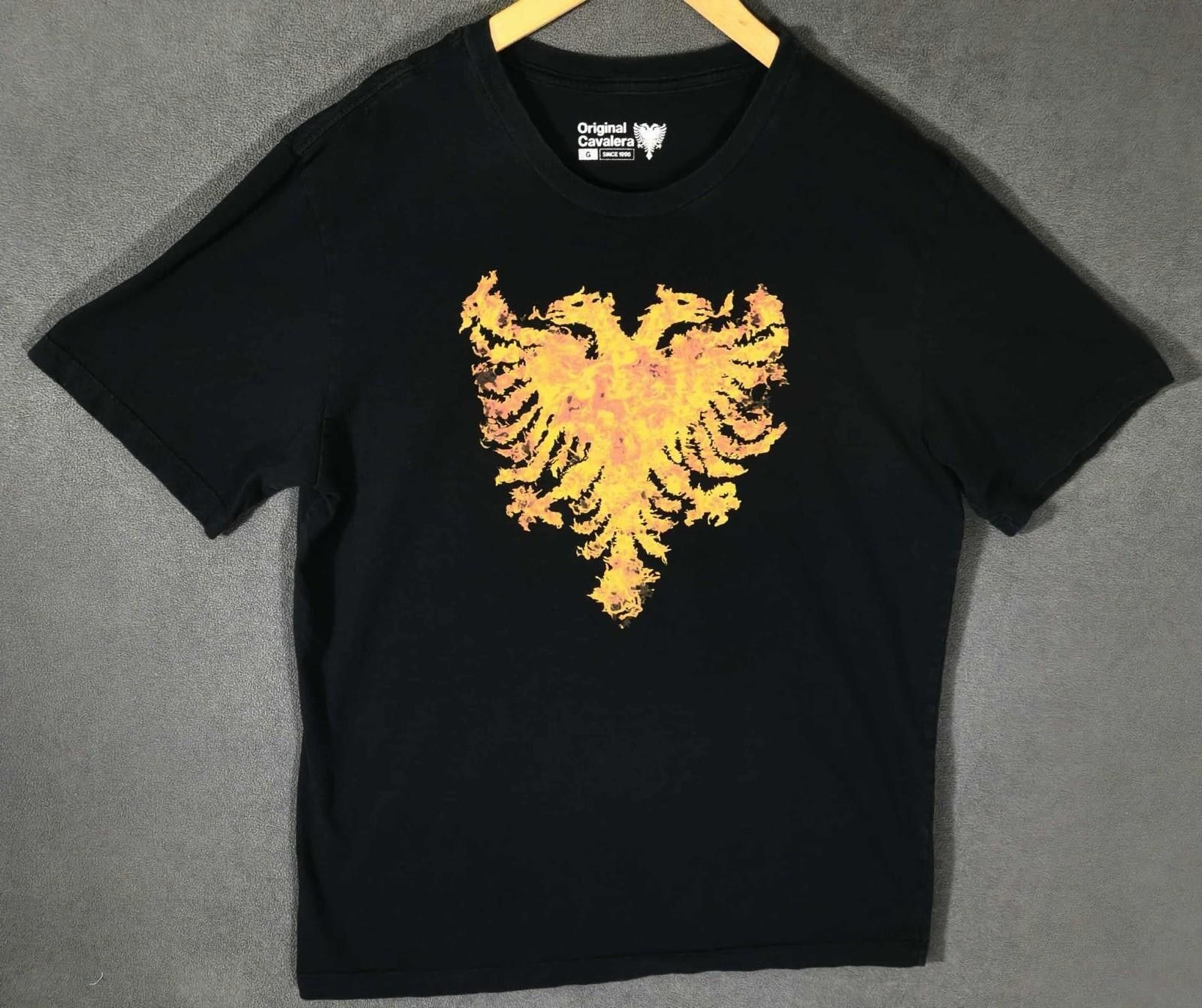 Cubavera Original Cavalera Black Flame Eagle Graphic T-Shirt Large #4 Size US L / EU 52-54 / 3 - 1 Thumbnail