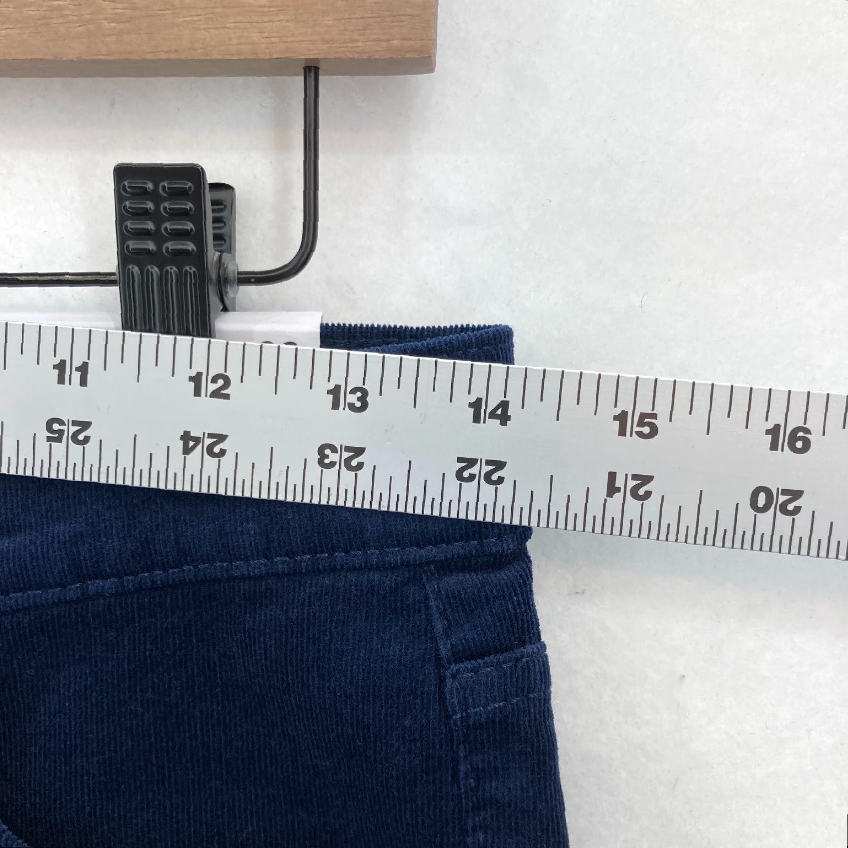 Ann Taylor Ann Taylor LOFT Corduroy Pants Women's 26 Skinny Blue High Rise Stretch Fabric Casual Chino Pants Womens Size 28" / US 6 / IT 42 - 4 Thumbnail