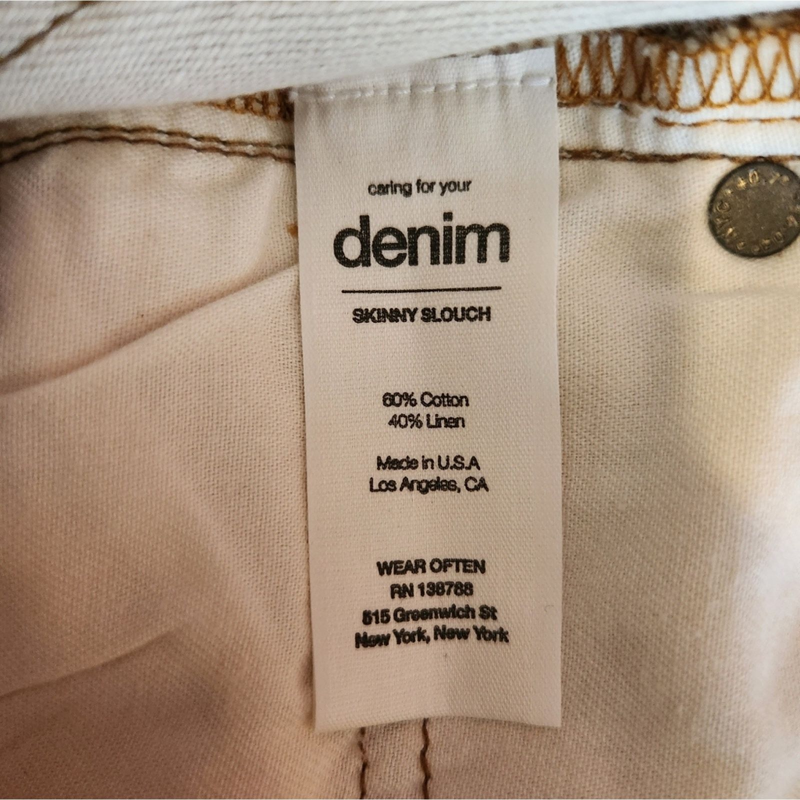 Paper Denim & Cloth Paper denim &Cloth slouch crop linen and cotton jean NWT 26 Size 26" / US 2 / IT 38 - 8 Thumbnail