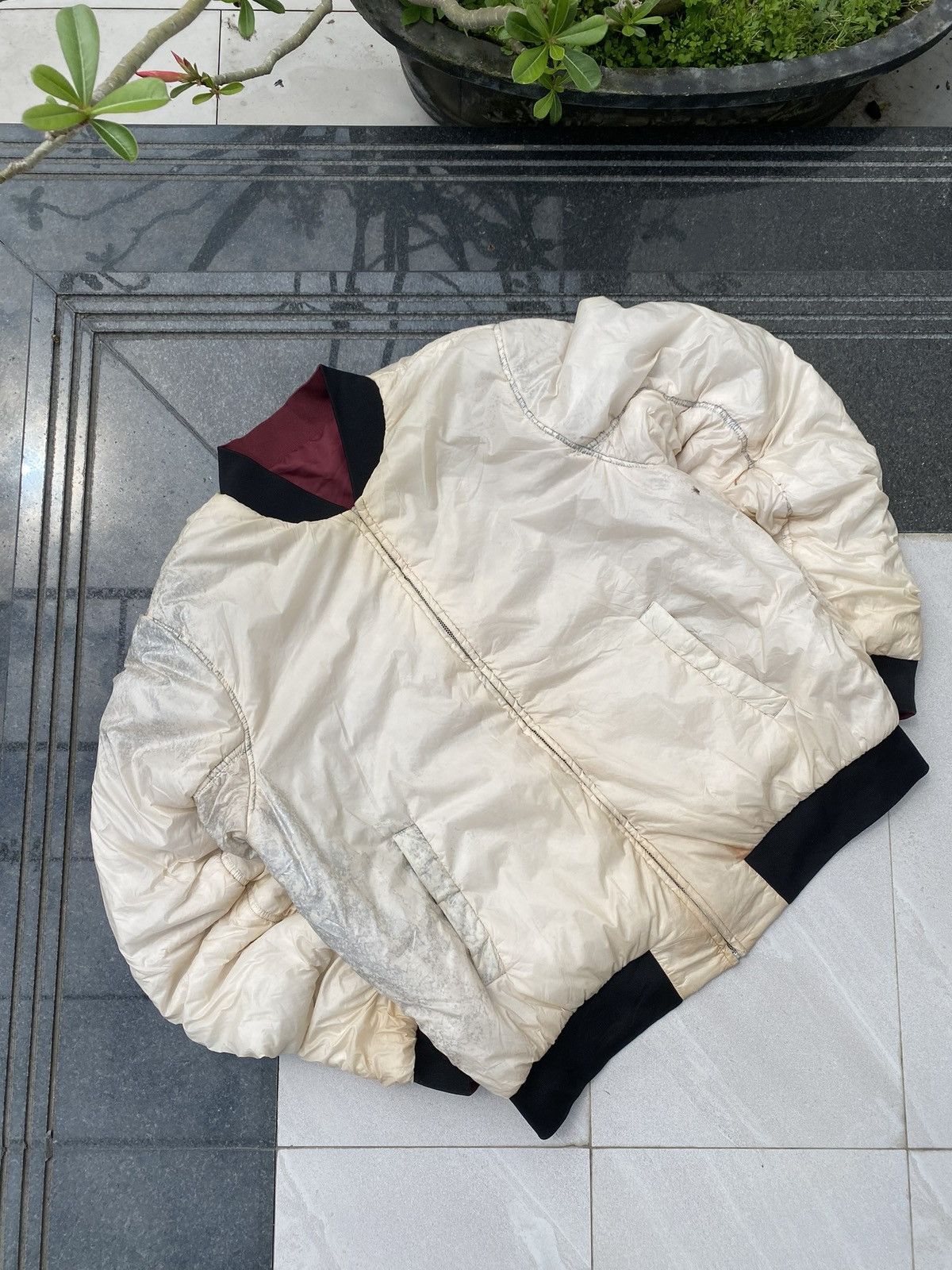 Evisu 90’s EVISU KURO TWO SIDE RARE MULTI LOGO RETRO ZIP BOMBER Size US XXL / EU 58 / 5 - 9 Thumbnail