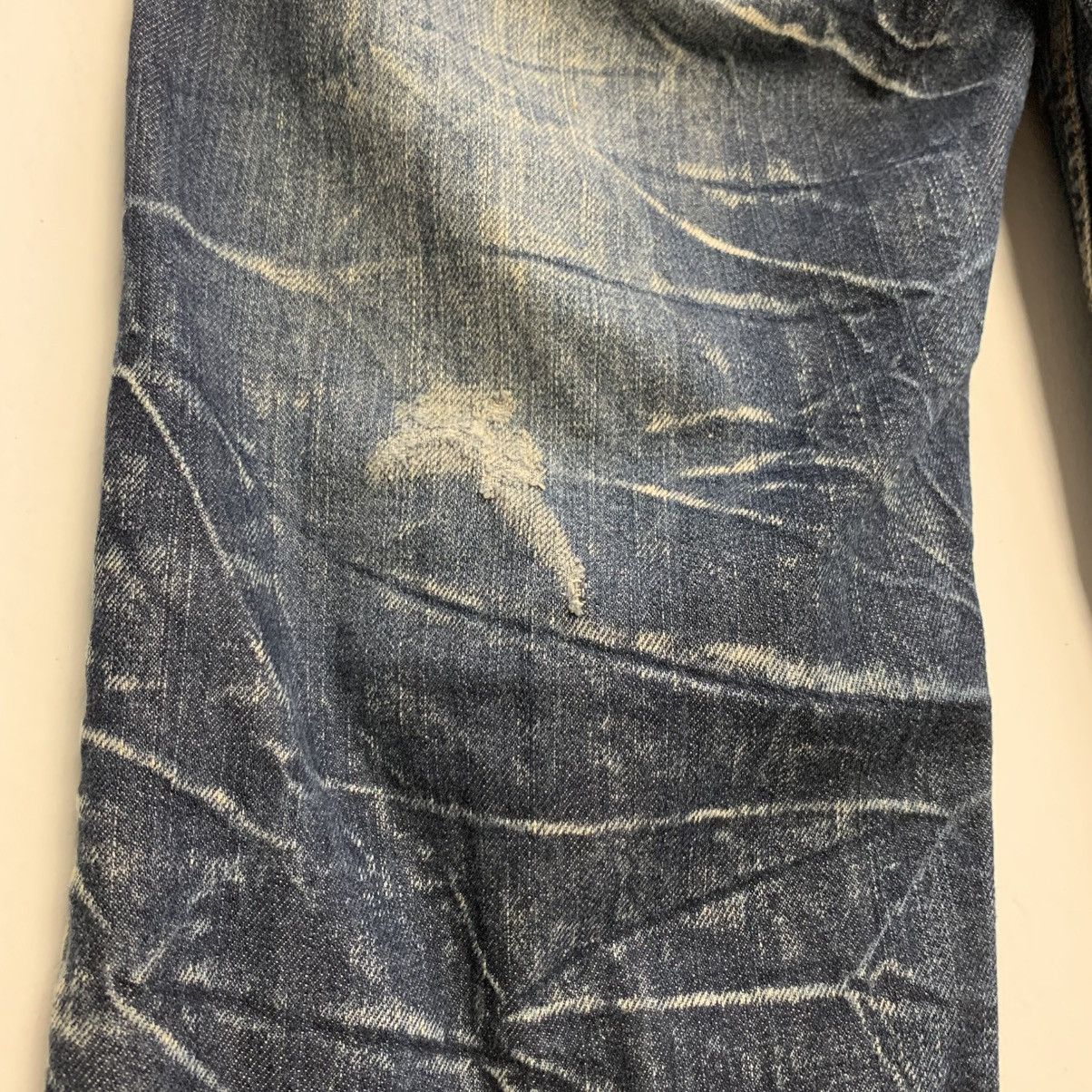 If Six Was Nine × Japanese Brand Nylaus Denim Rare Rainbow Belt Loop Jeans Size US 32 / EU 48 - 17 Thumbnail