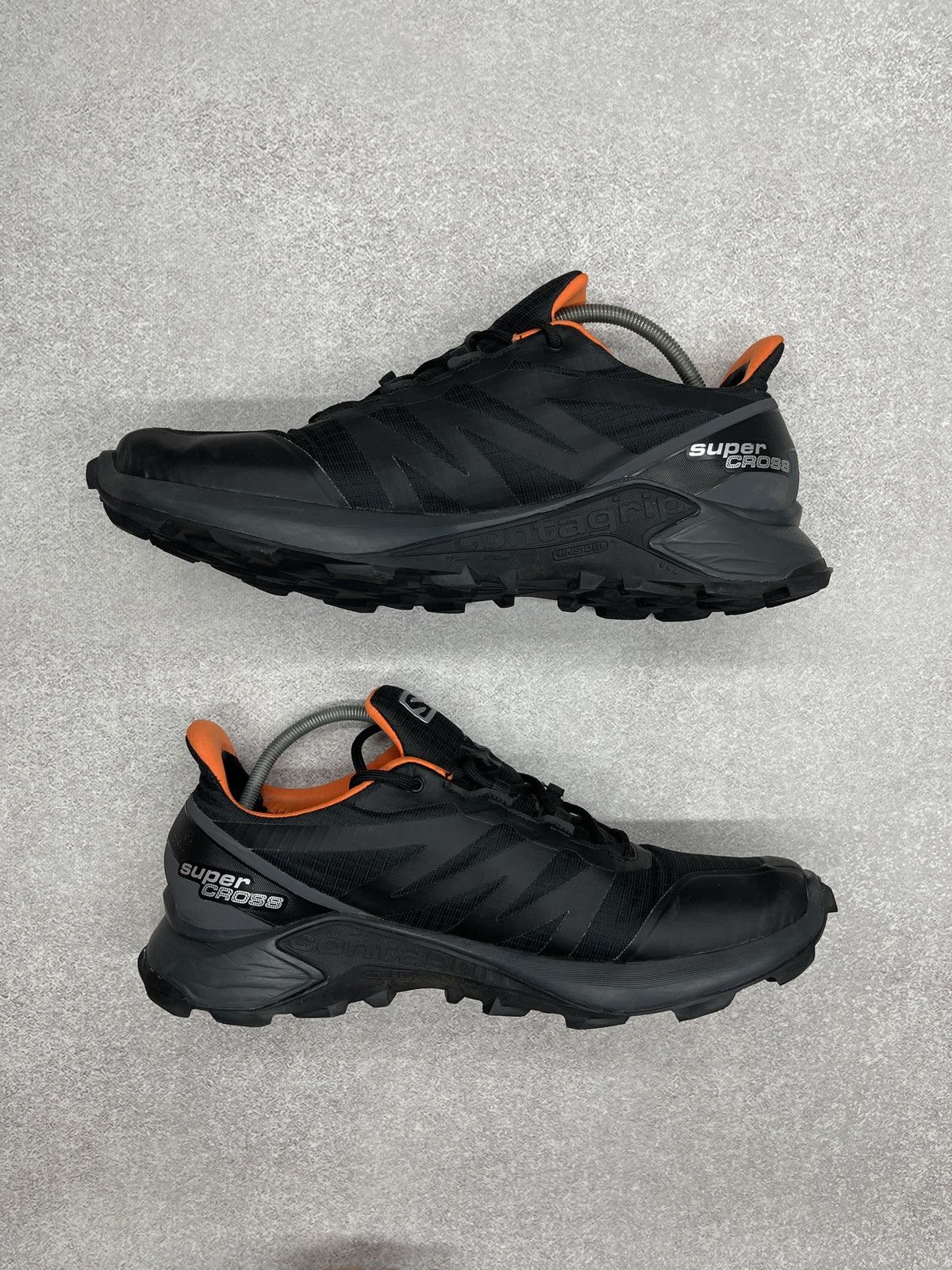Salomon Mens Salomon Supercross GTX Black Shoes Contagrip Outdoor Size US 11 / EU 44 - 3 Thumbnail