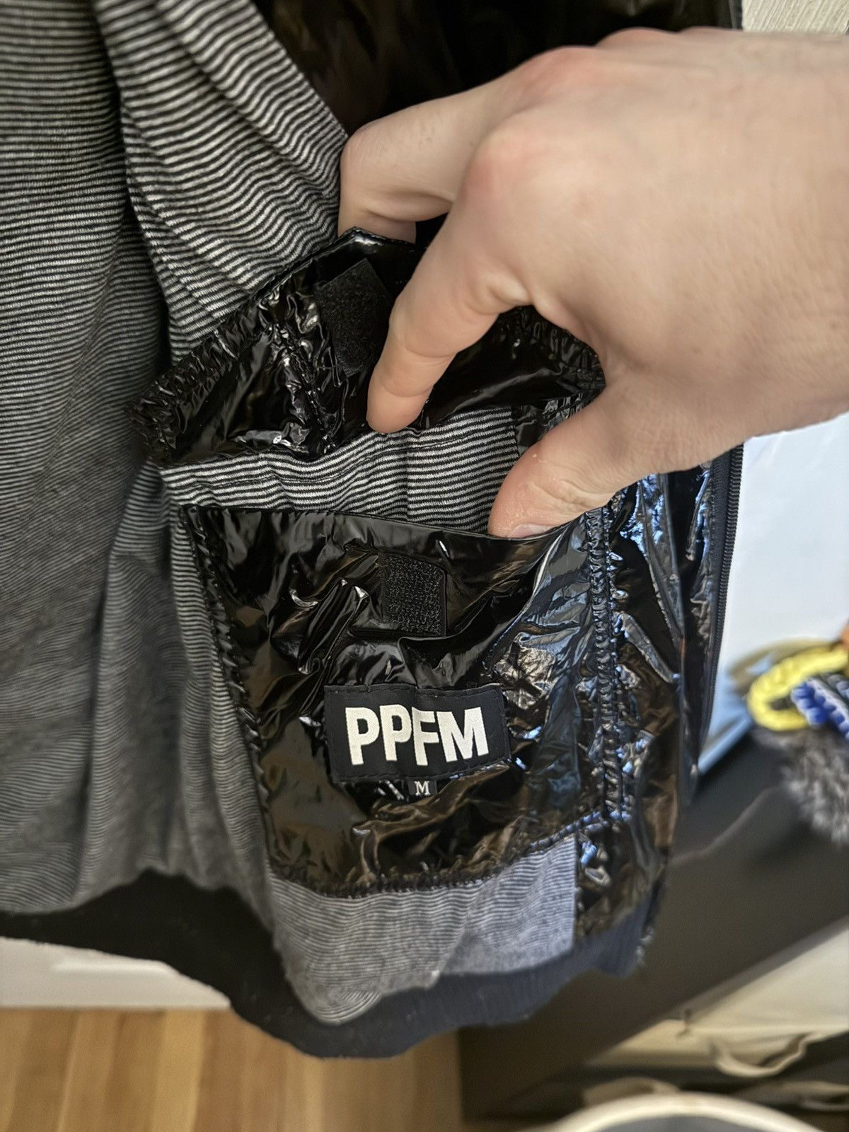 PPFM PPFM Black Deconstructible Puffer Down Jacket Zipper Size US M / EU 48-50 / 2 - 5 Thumbnail