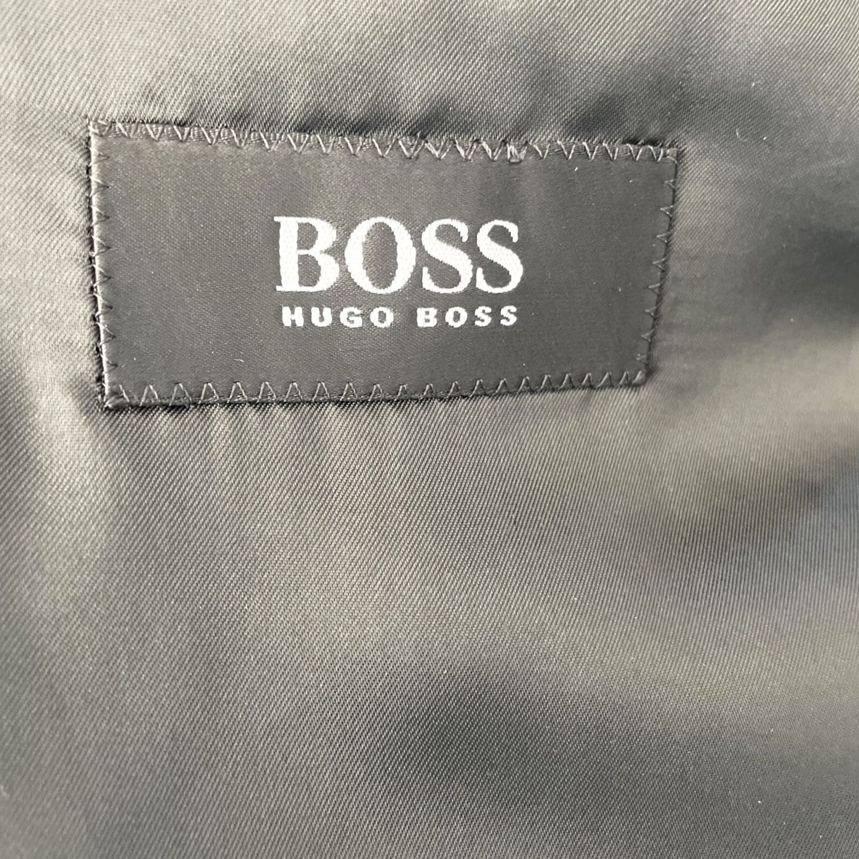 Hugo Boss HUGO BOSS Blazer Cashmere Wool Blend Black Tweed Sport Coat Jacket Mens 42R USA Size 42R - 5 Thumbnail