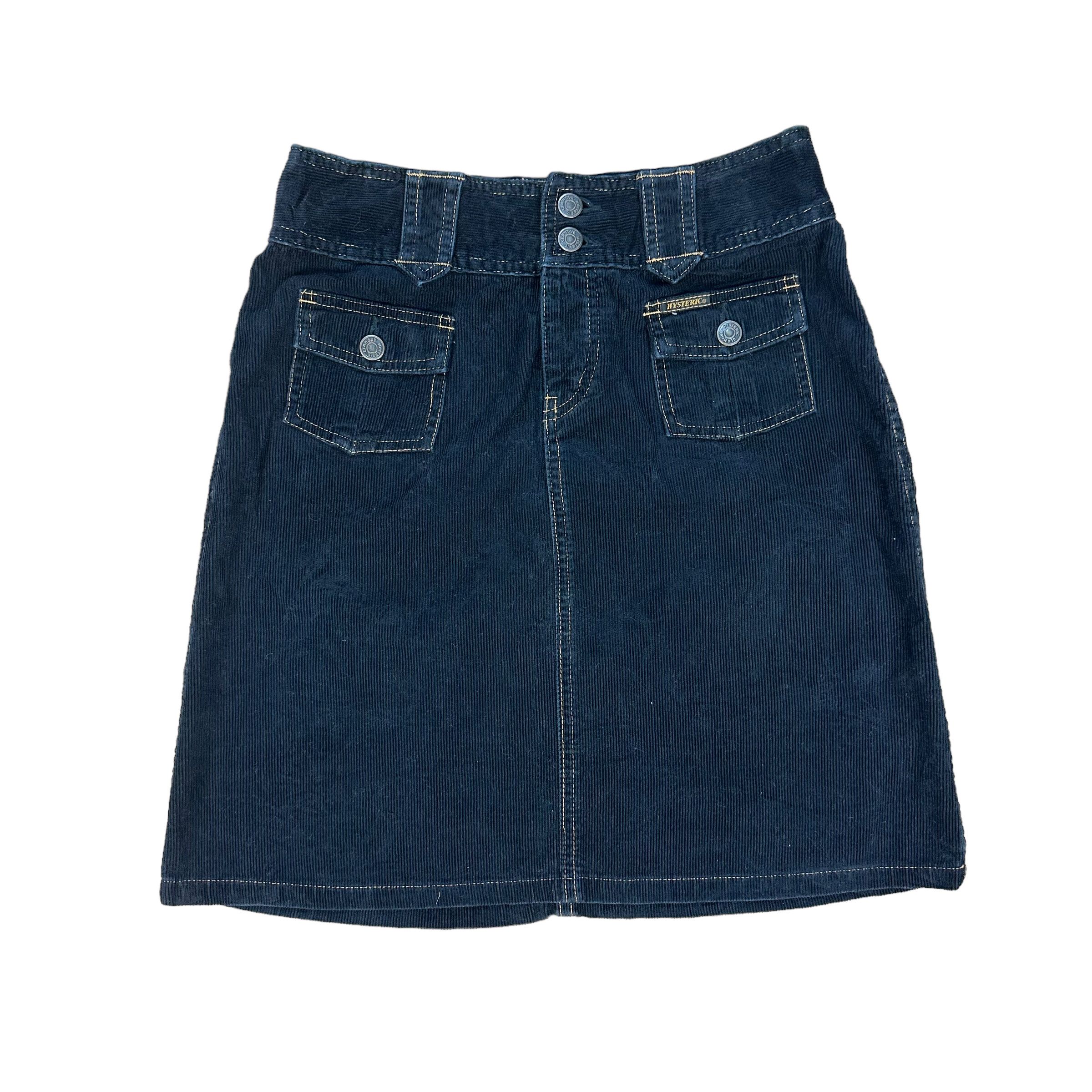 Hysteric Glamour HYSTERIC GLAMOUR CORDUROY MINI SKIRT #8224-207 Size 28" / US 6 / IT 42 - 1 Thumbnail