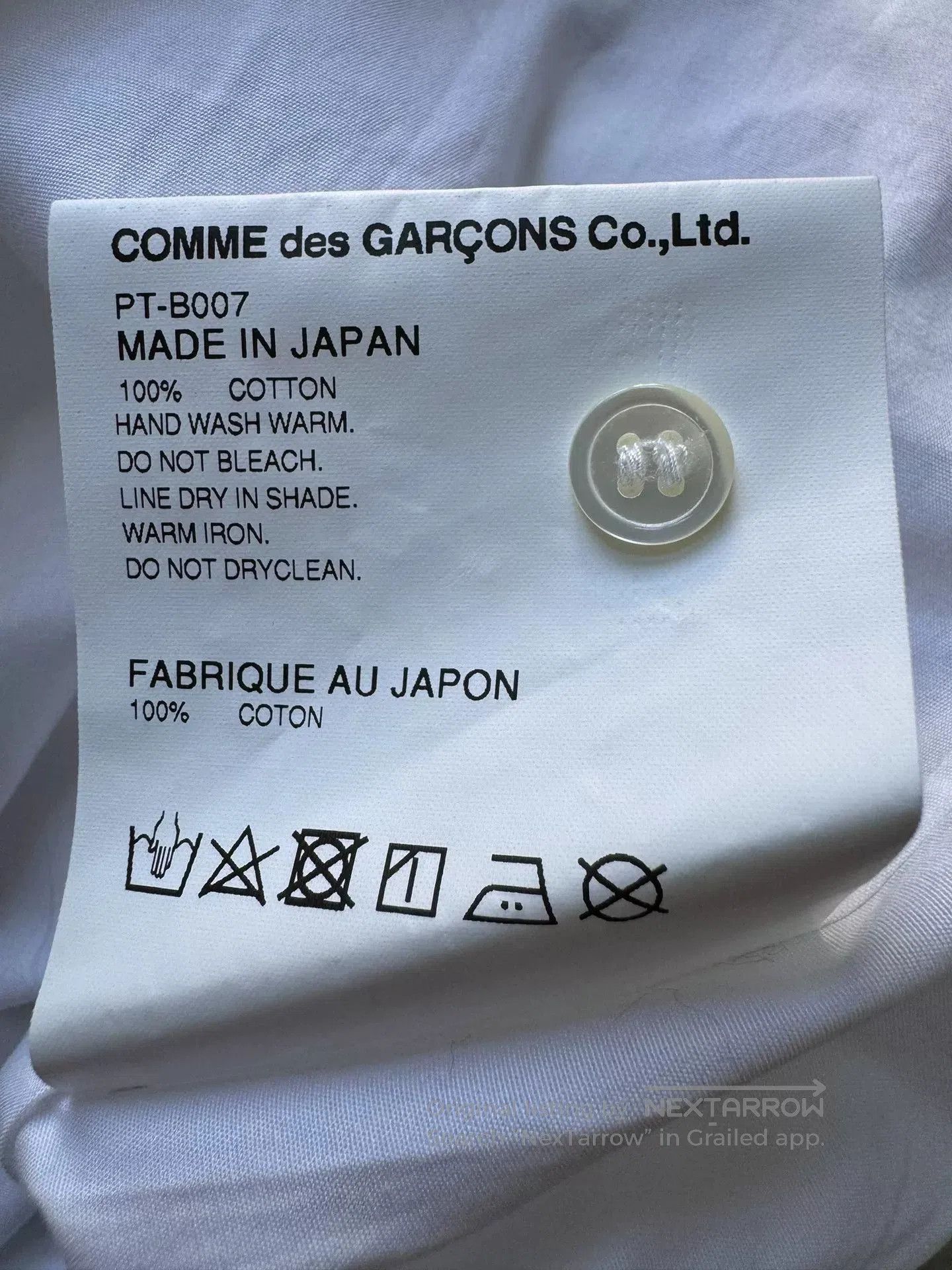 Comme des Garcons Homme Plus Comme des Garçons Homme Plus White Shirt. Size L / US 10 / IT 46 - 6 Thumbnail