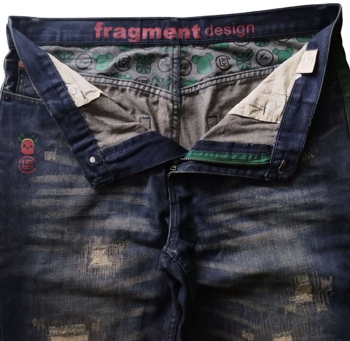Fragment Design × Levi's Levi's Fenom x Fragment Design x CLOT Distressed Patchwork Size US 34 / EU 50 - 1 Thumbnail