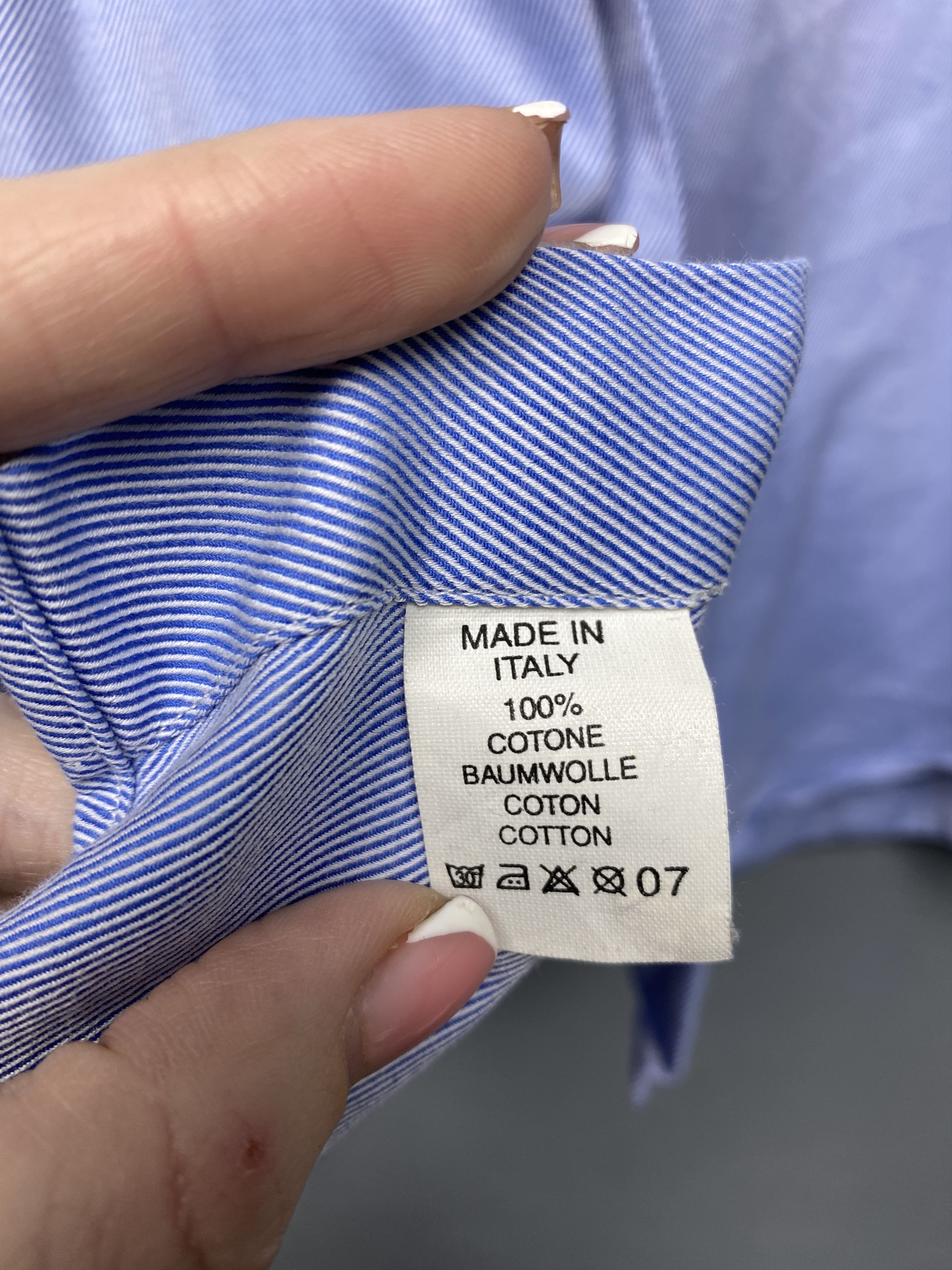 Pal Zileri Pal Zileri Vintage Mens Long Sleeve Shirt on cufflinks Size US M / EU 48-50 / 2 - 7 Thumbnail