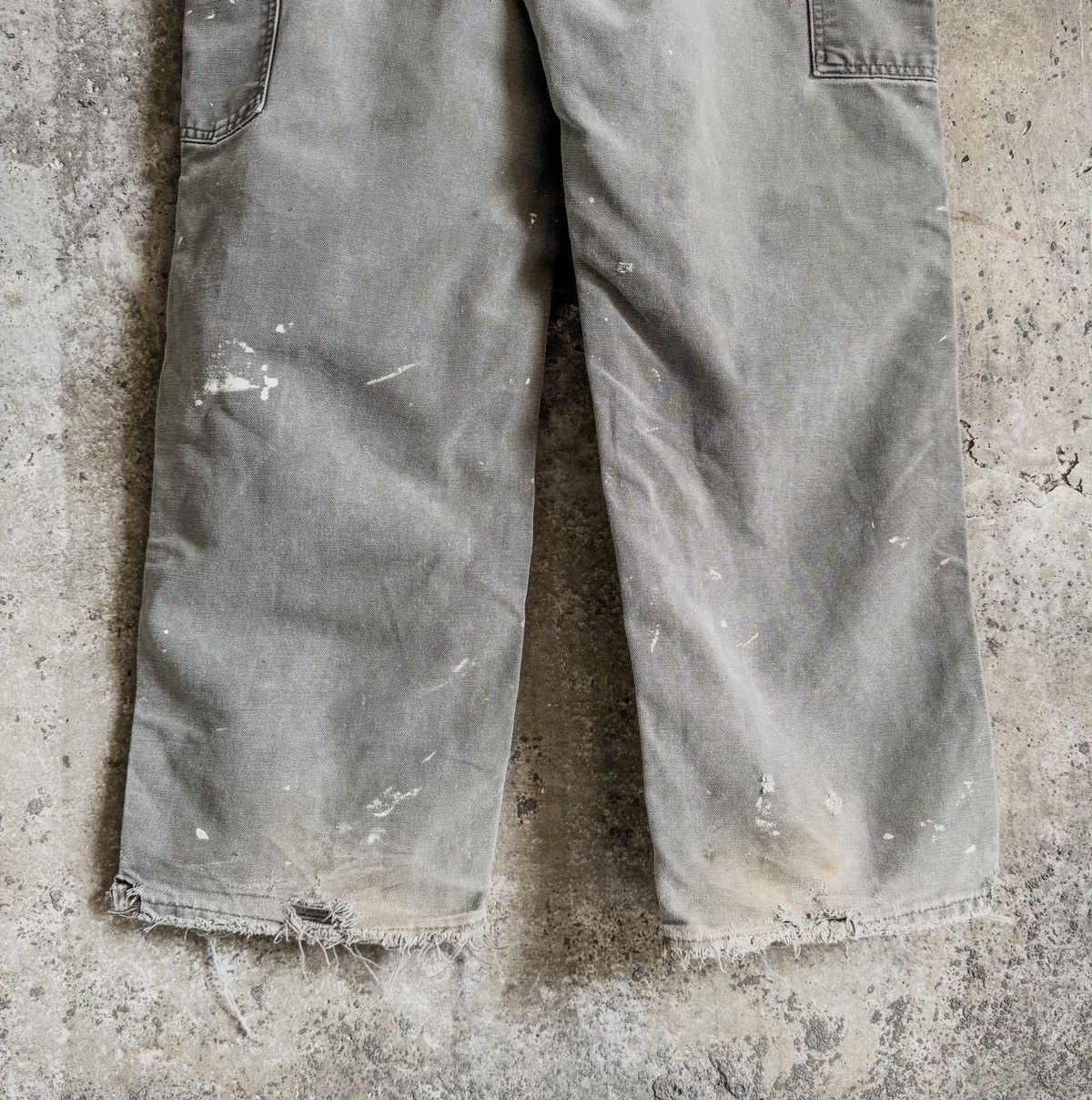 Vintage Vintage THRASHED Carhartt Paint Splatter Carpenter Pants Size US 34 / EU 50 - 4 Thumbnail