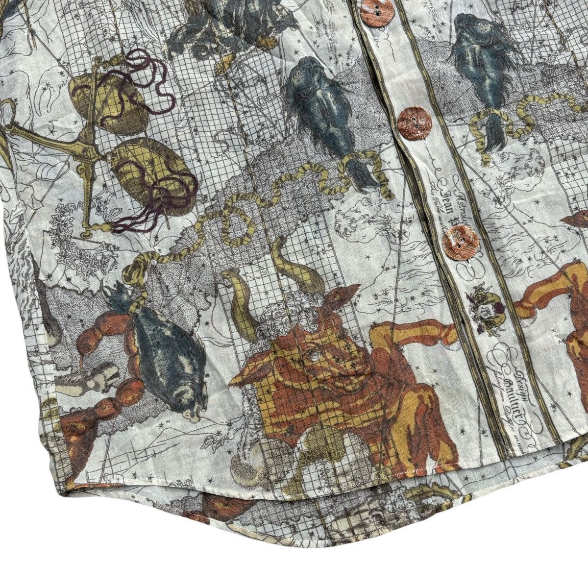 Jean Paul Gaultier Jean Paul Gaultier Astrological SS 1994 Runway Zodiac Shirt Size US M / EU 48-50 / 2 - 6 Thumbnail